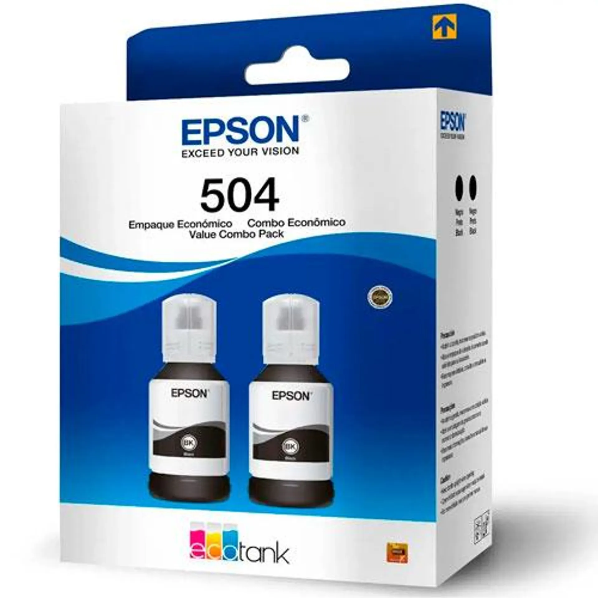 Cartucho inkjet Epson T504120-2P 2/Paq negro