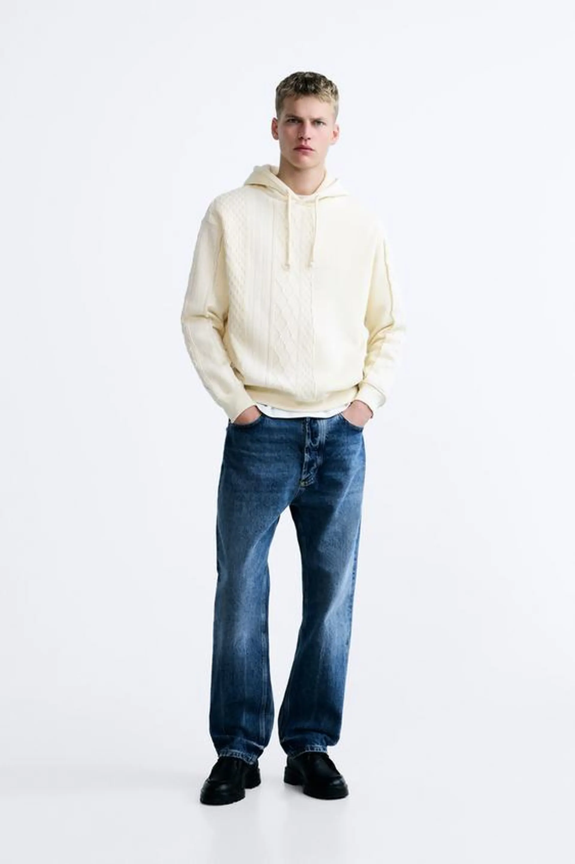 SUDADERA JACQUARD COMBINADO