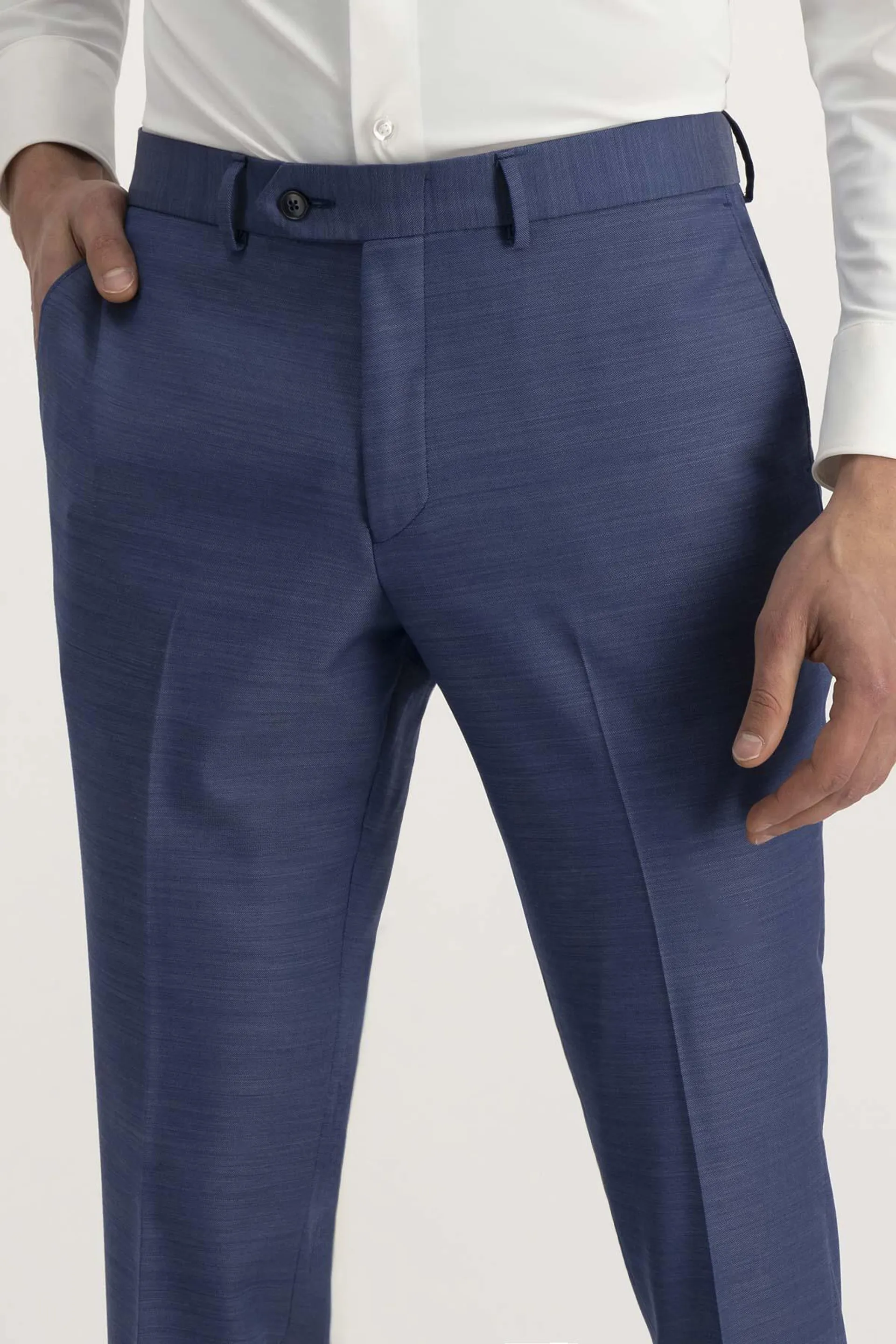 Pantalón Formal Roberts Azul Slim Fit
