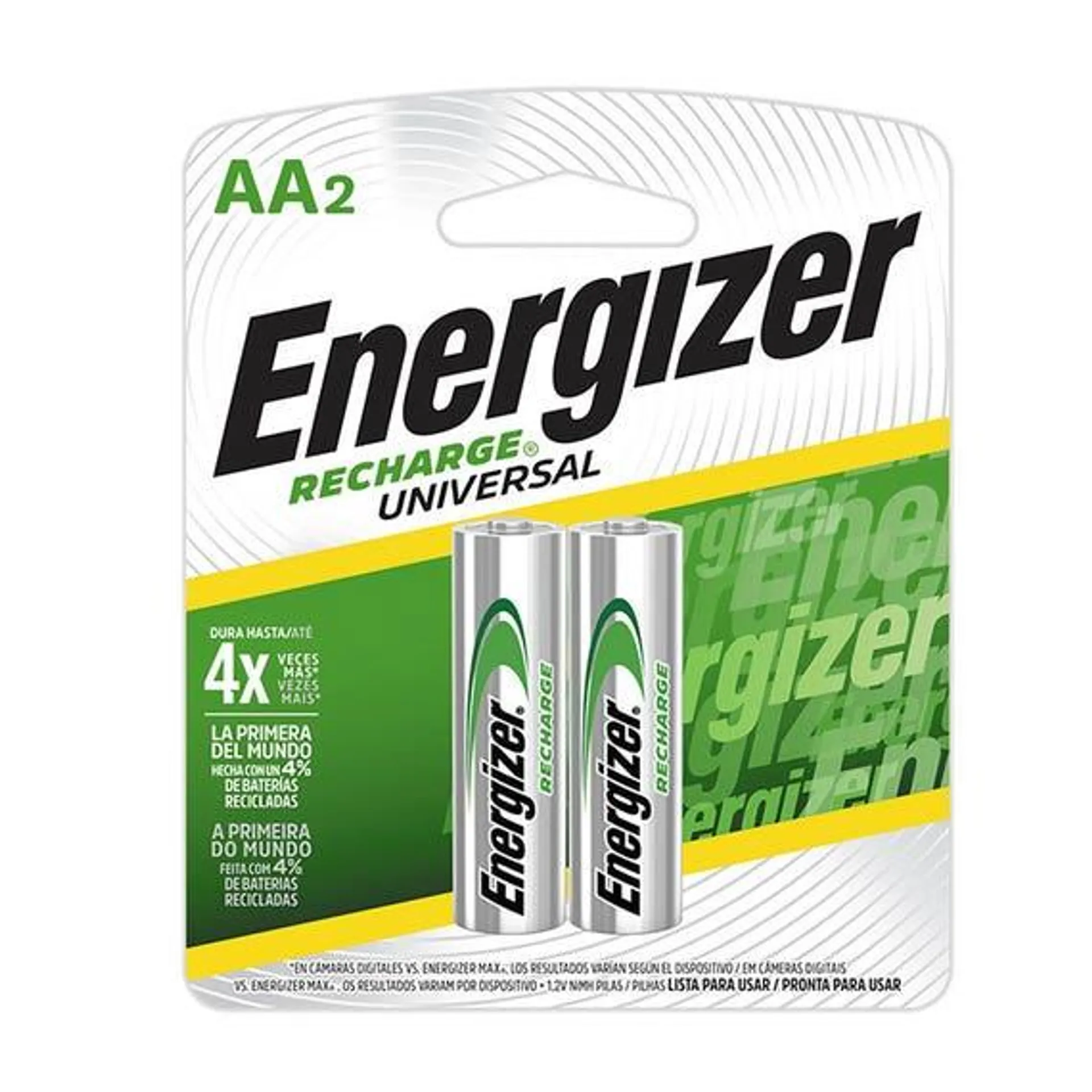 Pila Recargable Aa 2 Pzas E000017700 Energizer