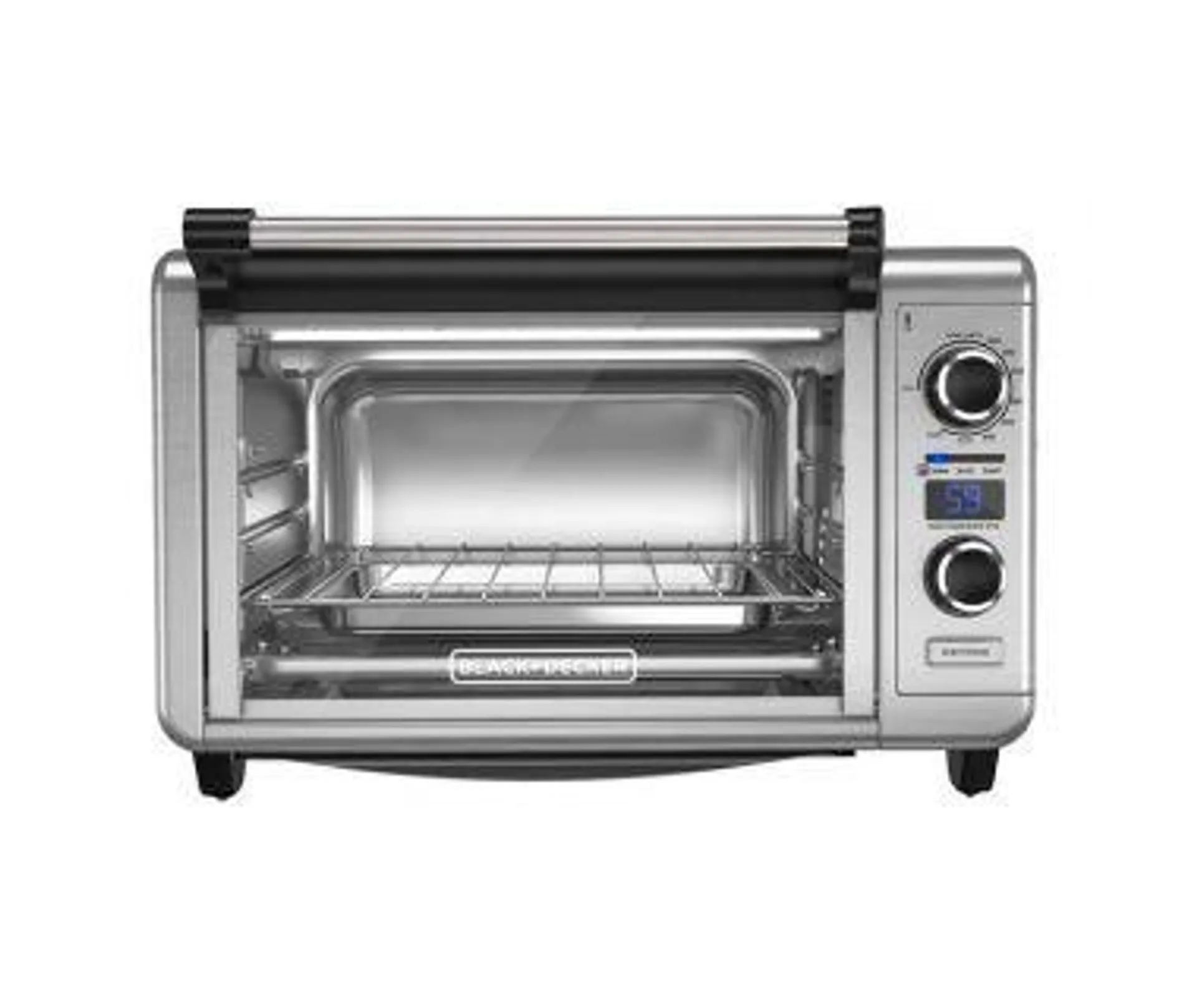 Horno Tostador Black+Decker TOD3300SSD - 1500W - 6 Rebanadas