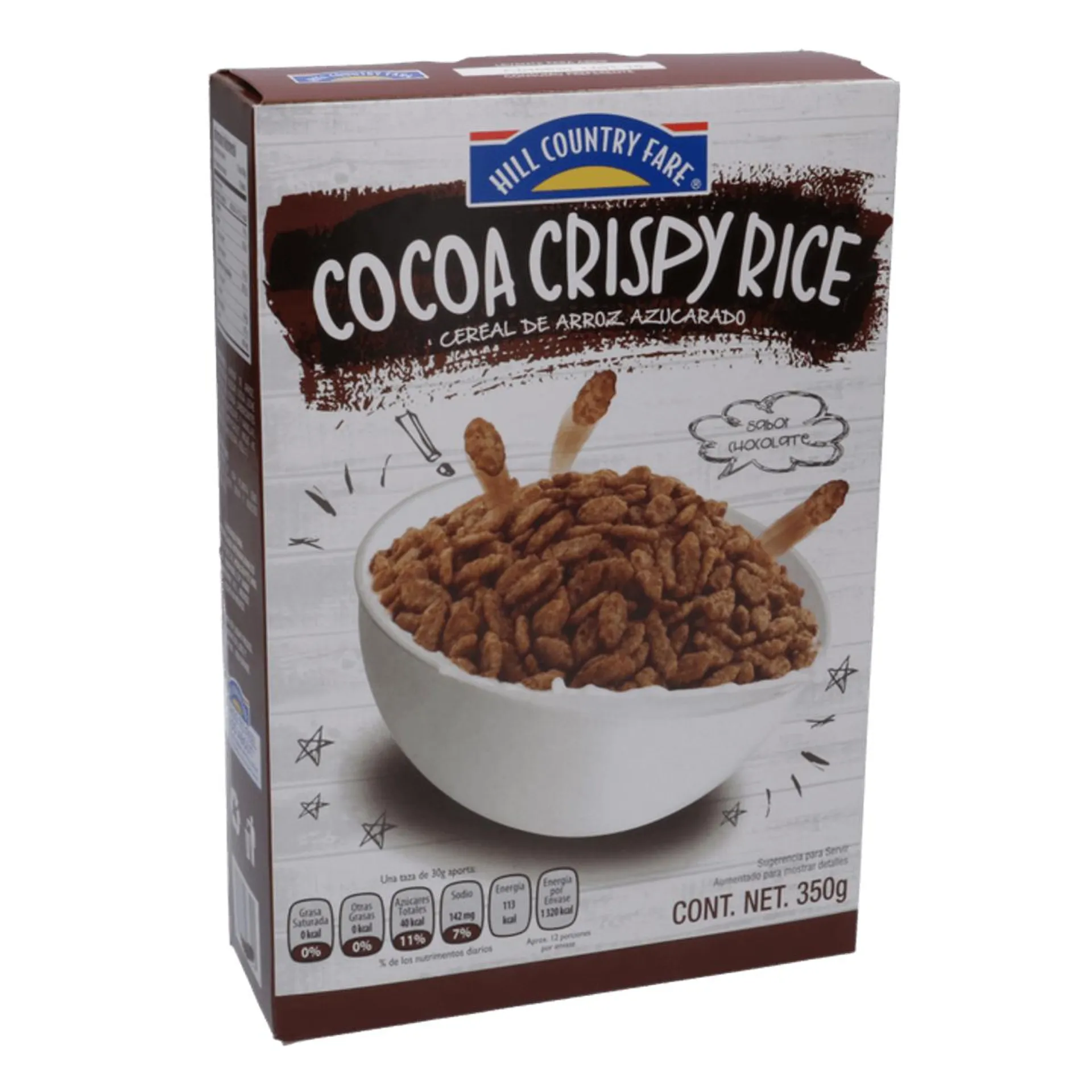 HCF Cereal Cocoa Cripsy Rice 350 g