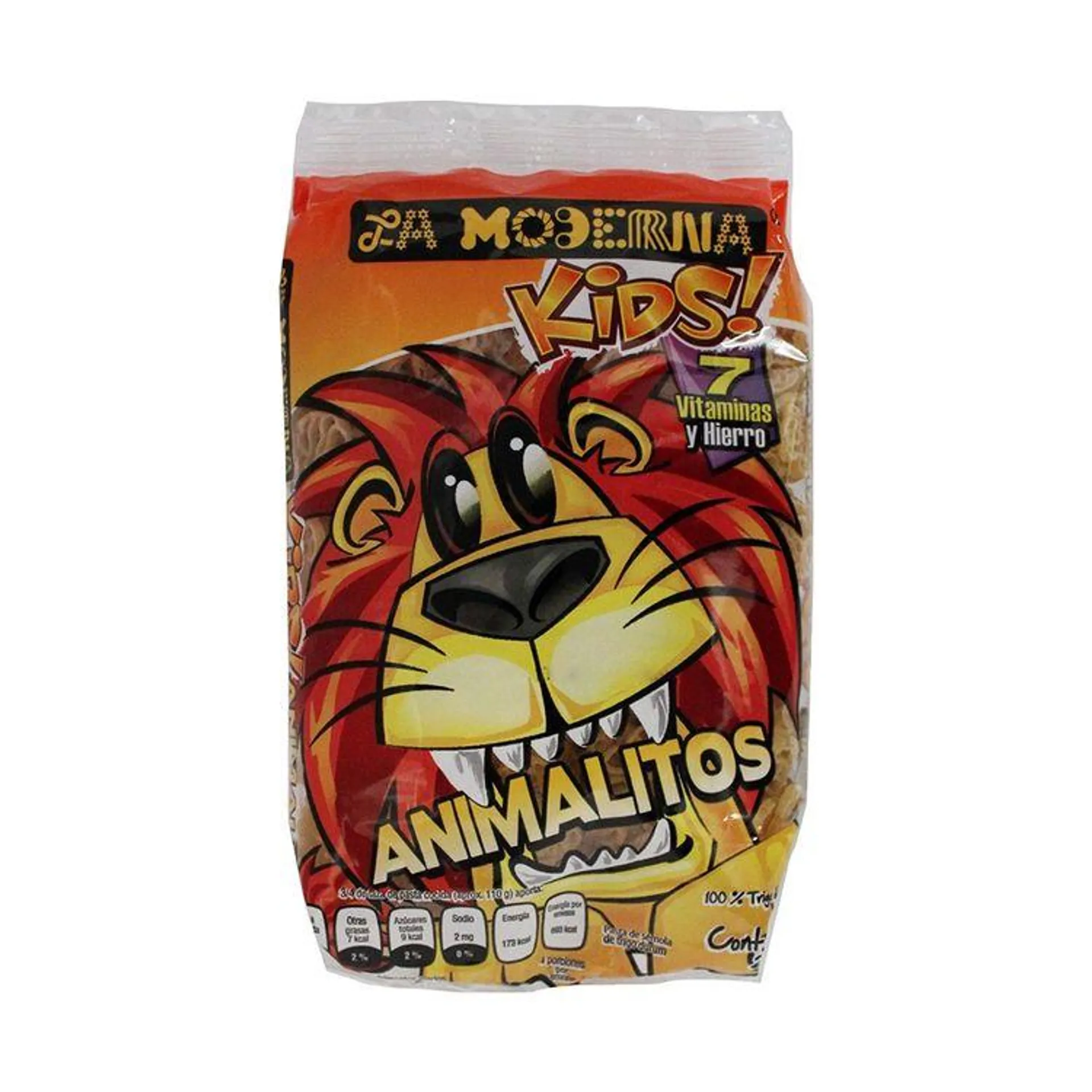 Pasta La Moderna Kids Animales Sva 200Gr - La Moderna - 1 pieza