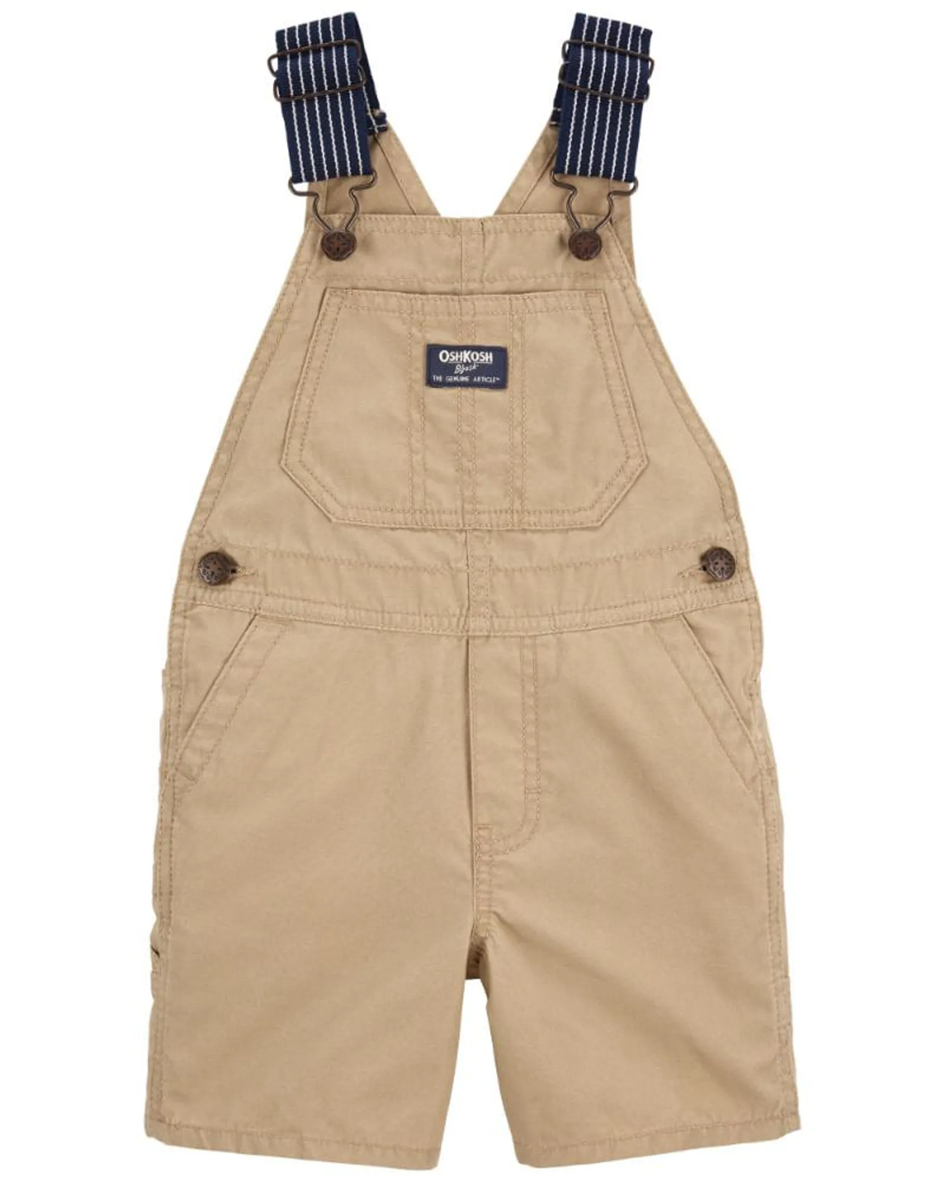 Shorts Overol De Tirantes A Rayas Hickory Oshkosh B'Gosh