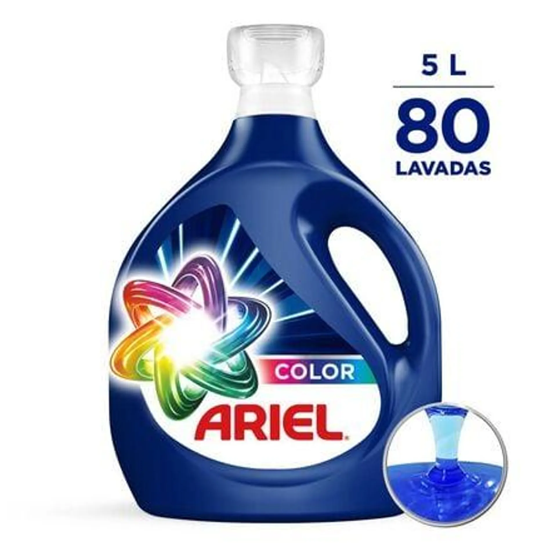 Detergente Líquido Ariel Color 80 lavadas (5000ml)