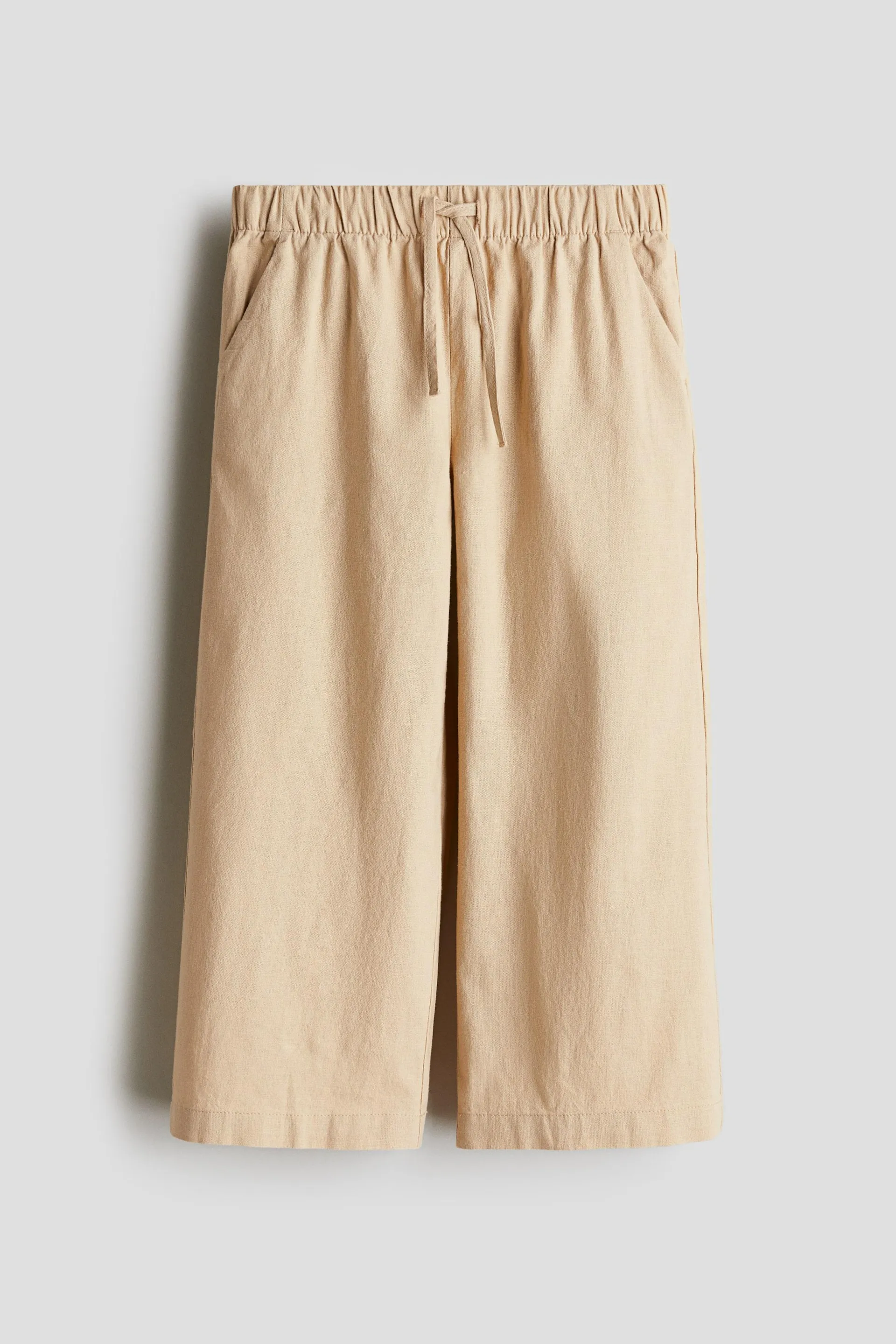 Joggers en mezcla de lino