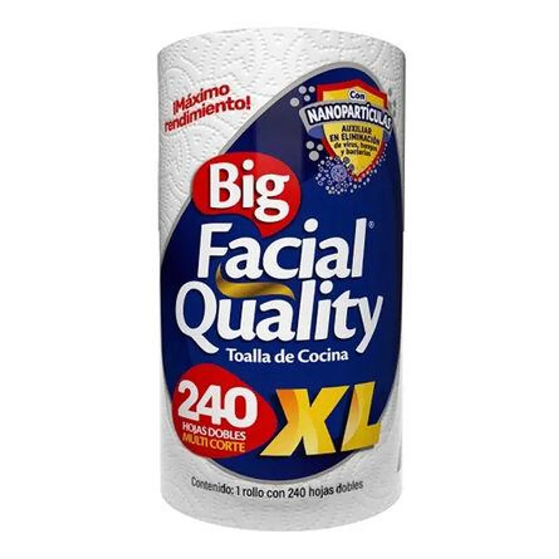 Toalla de Cocina 240 hojas Big Facial Quality 1 Rollo