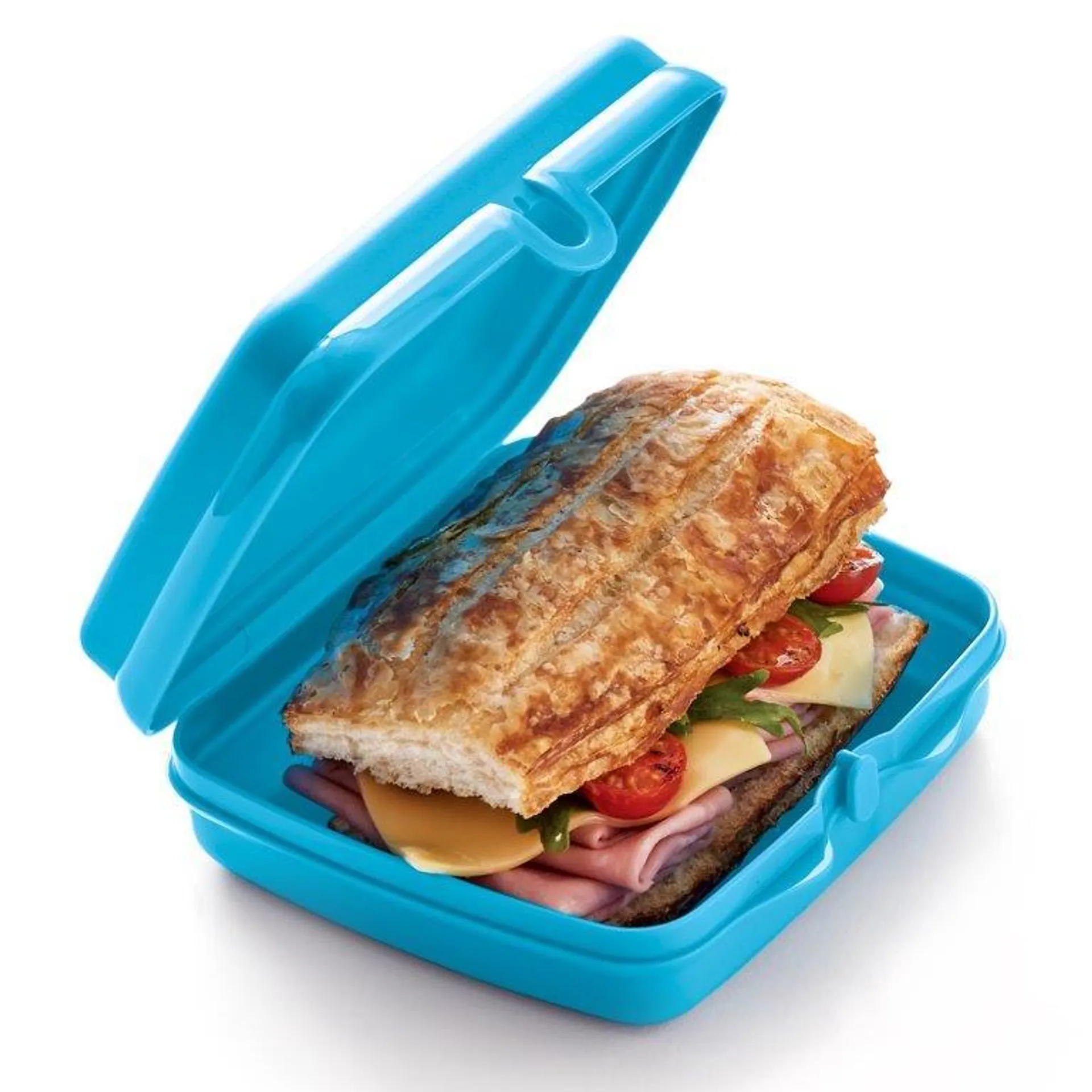 Tupperware quadrilunch para sandwiches, snacks o comida 5cm x 14.8cm x 13.8cm