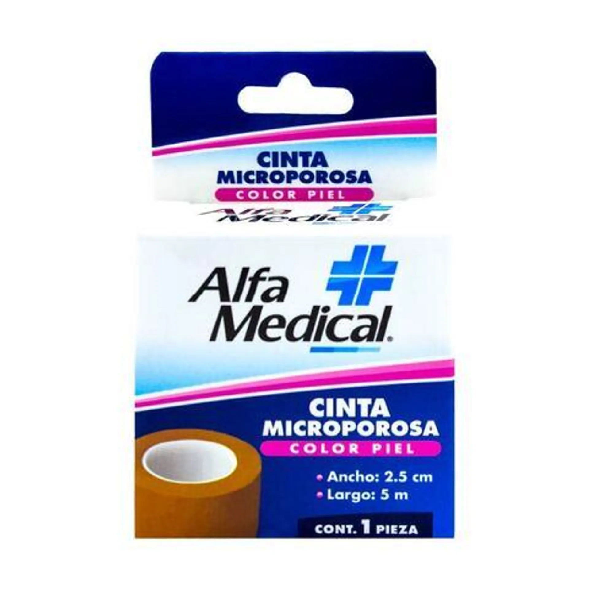 Alfa Medical Cinta Microporosa Color Piel