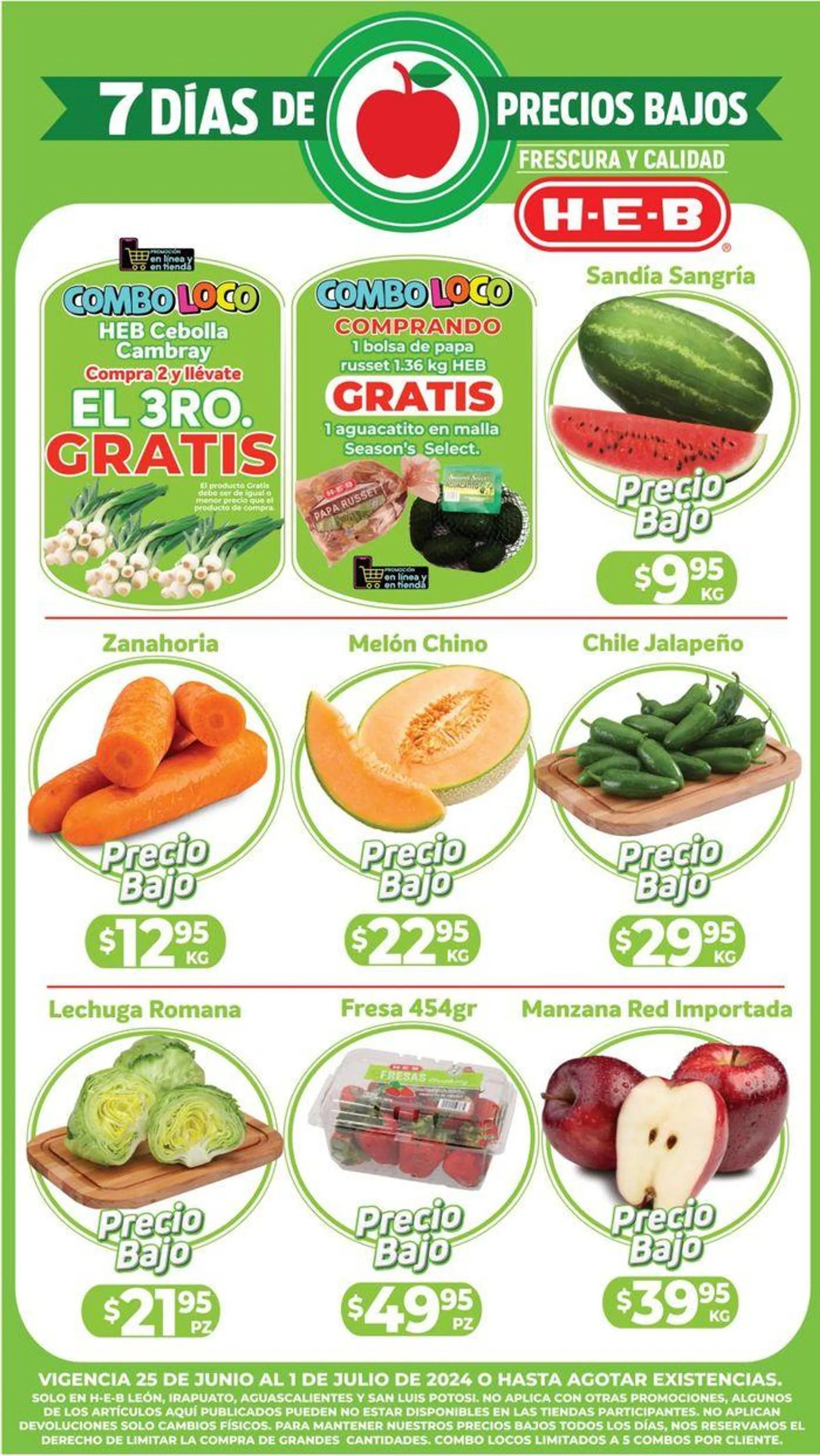 Catálogo de HEB - Precios Bajos 26 de junio al 1 de julio 2024 - Pagina 1