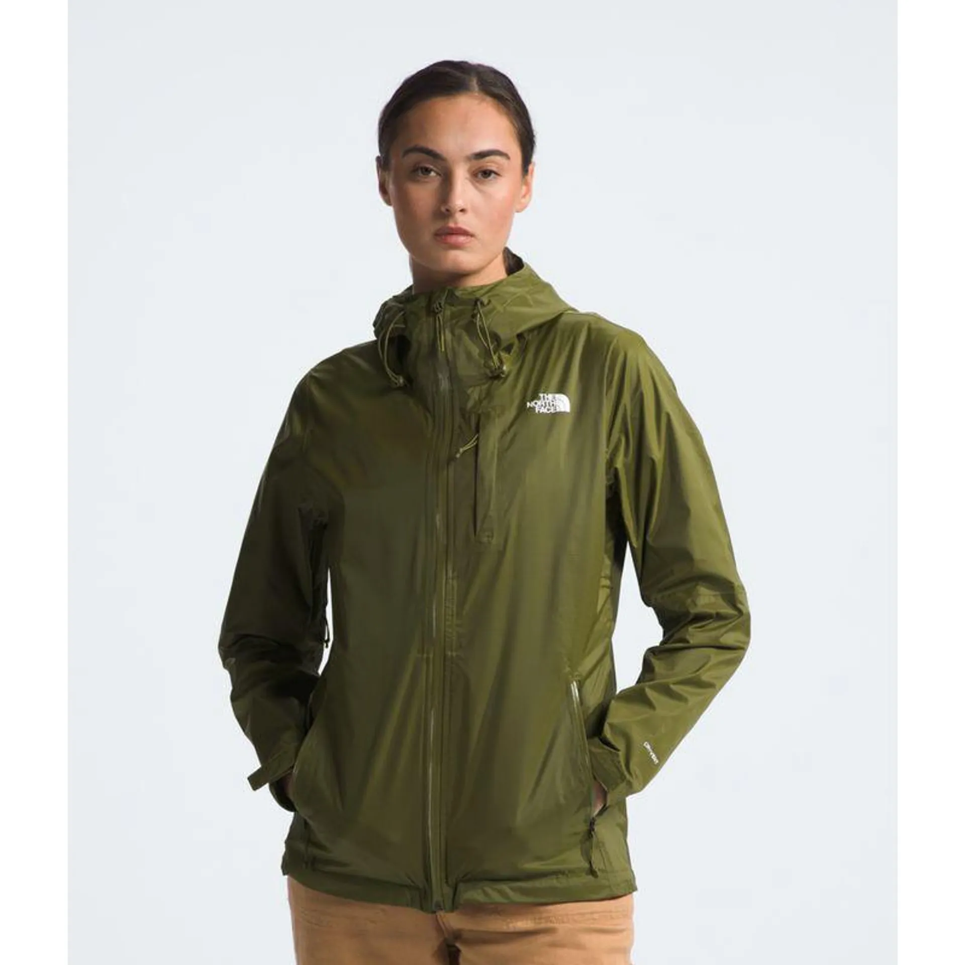 Chamarra Impermeable Alta Vista Mujer, Verde