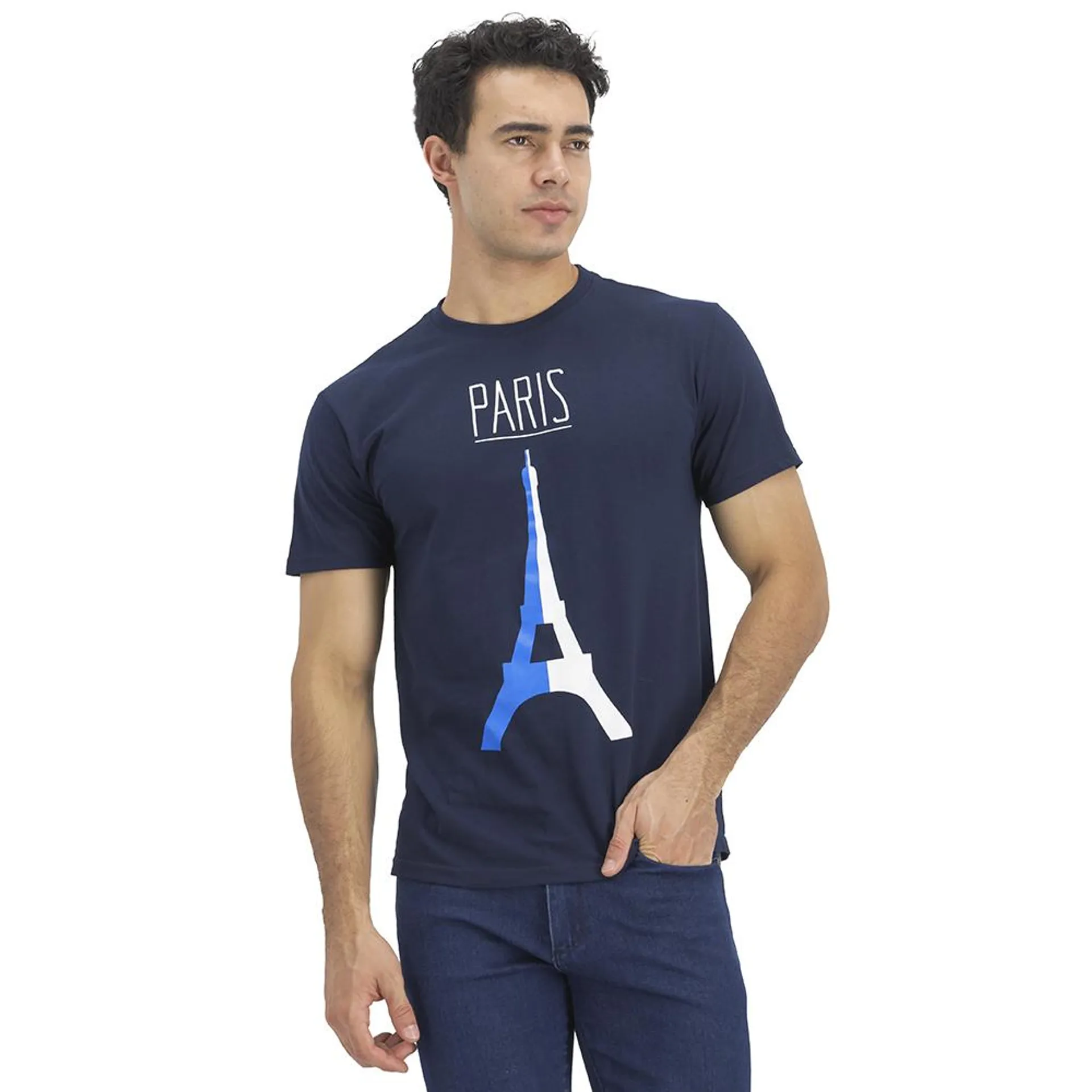 Playera Hummo Hombre Estampado Paris