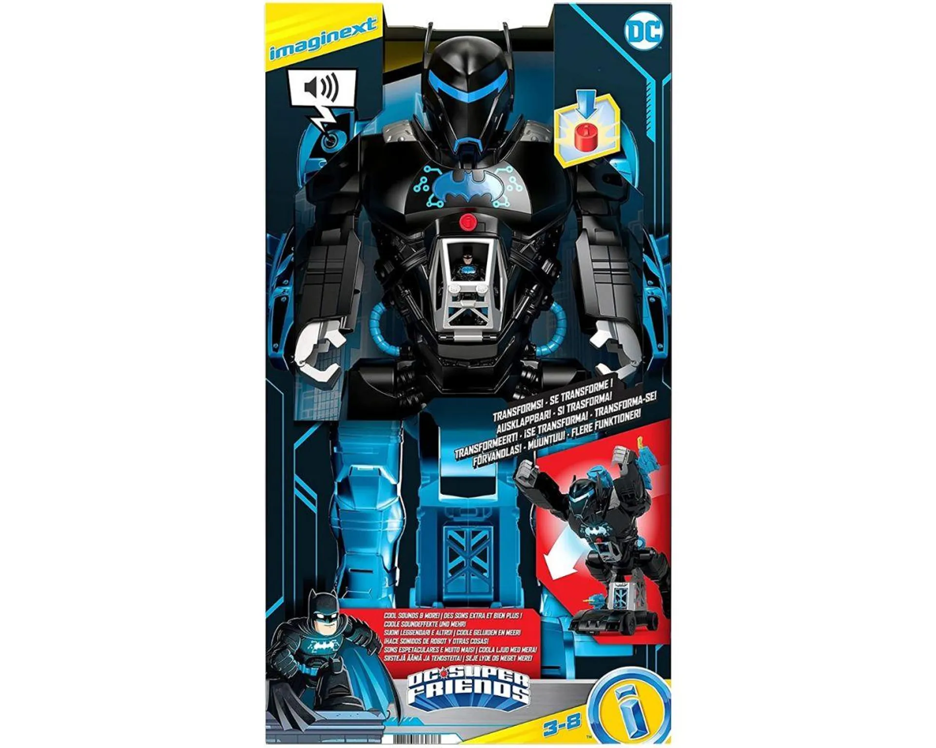 Imaginext DC Super Friends BatBot Volador Bat-Tech