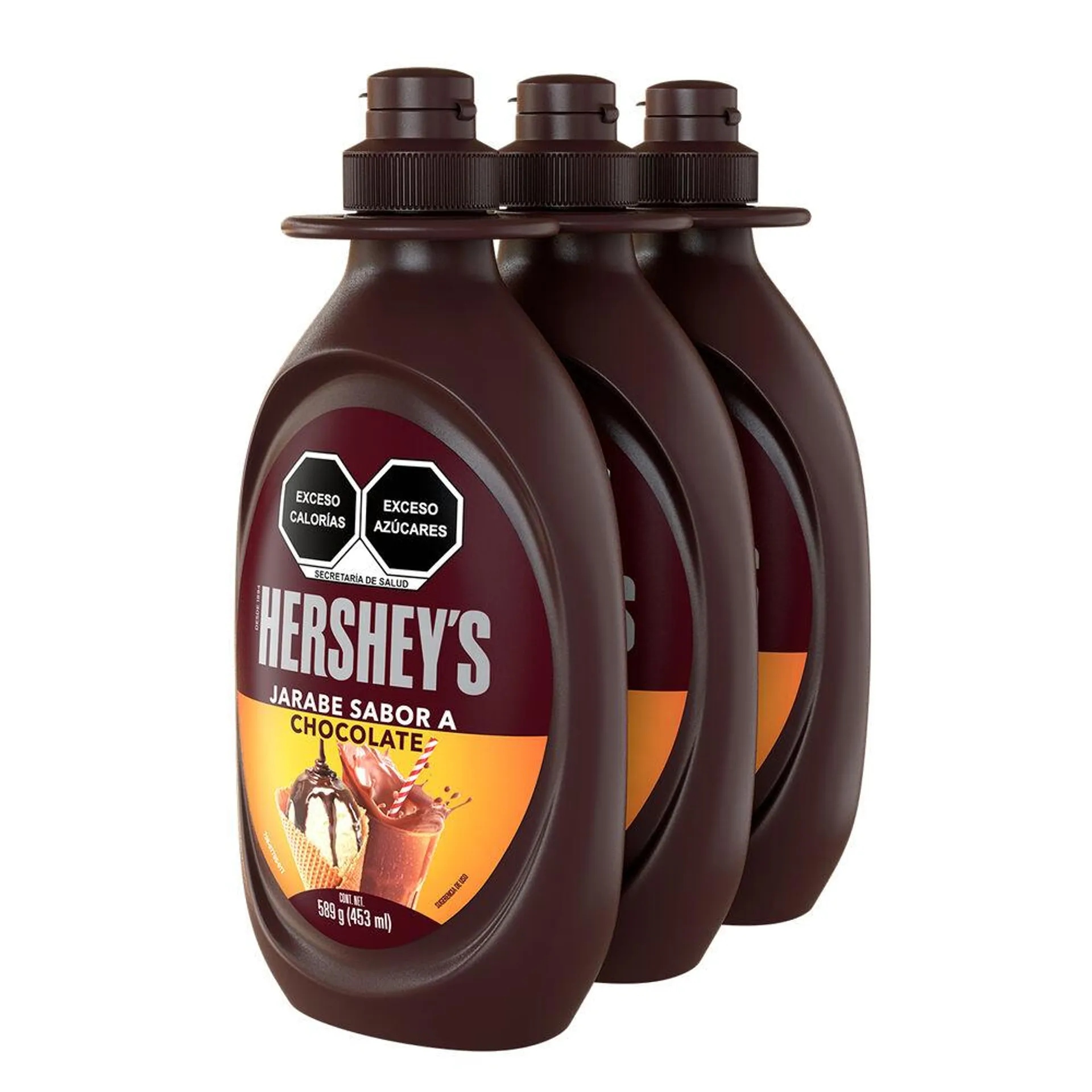 Jarabe Sabor Chocolate Hershey's 3/589 g