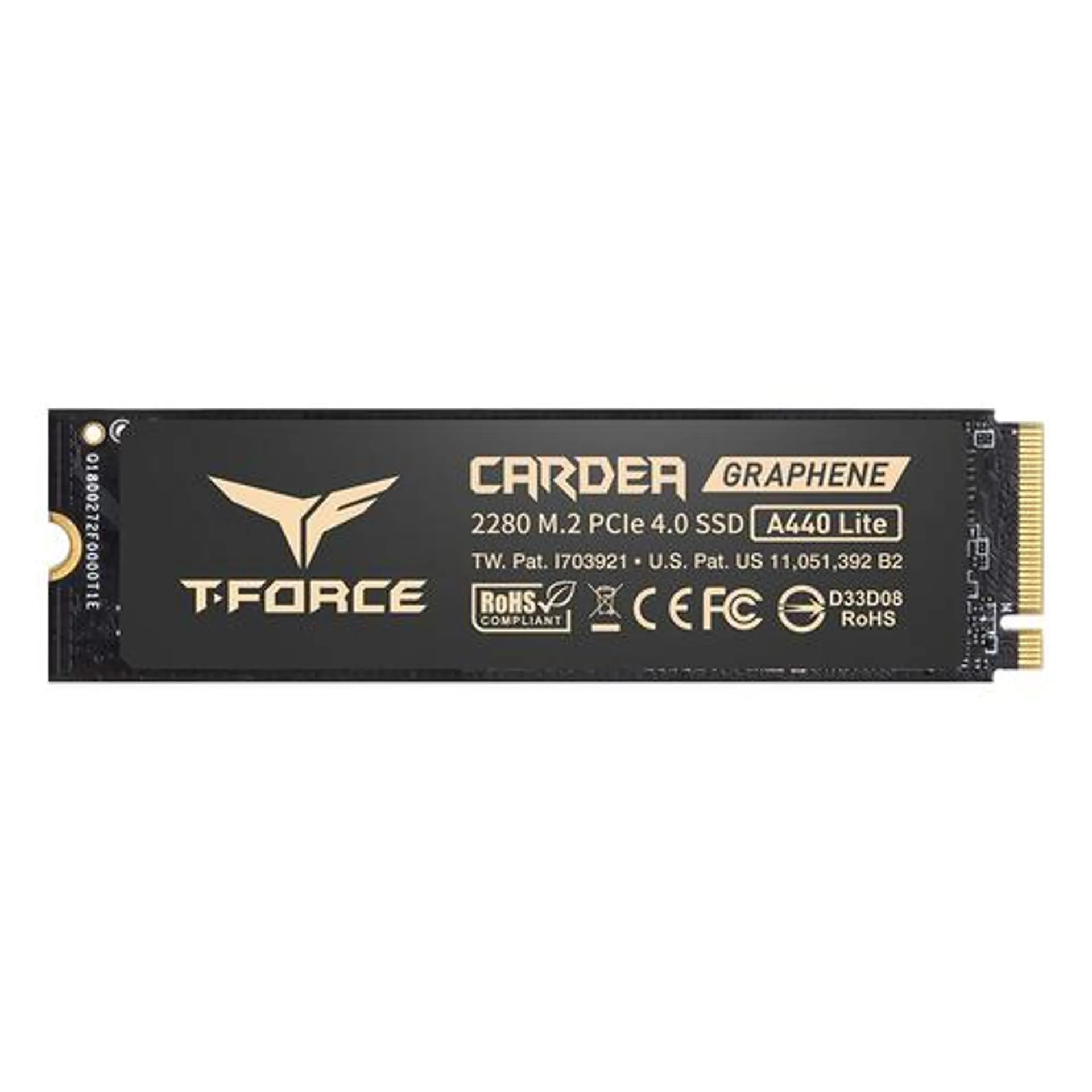 Ssd Teamgroup T-Force A440 Lite 1Tb M.2 Pcie 4.0 Nvme 7400 Mb/S Tm8Ffq001T0C129