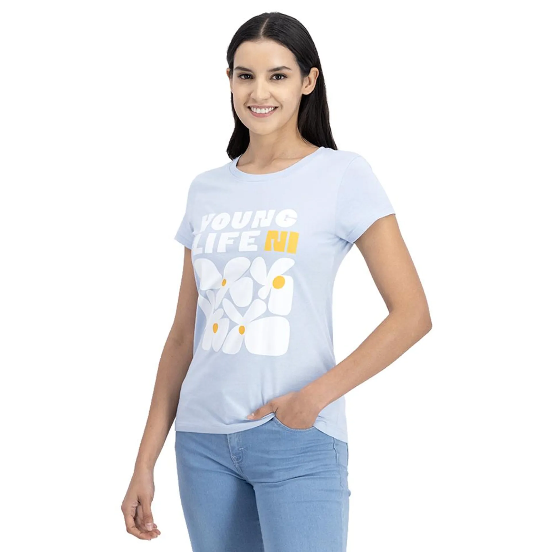 Playera Mujer Estampado Young Life