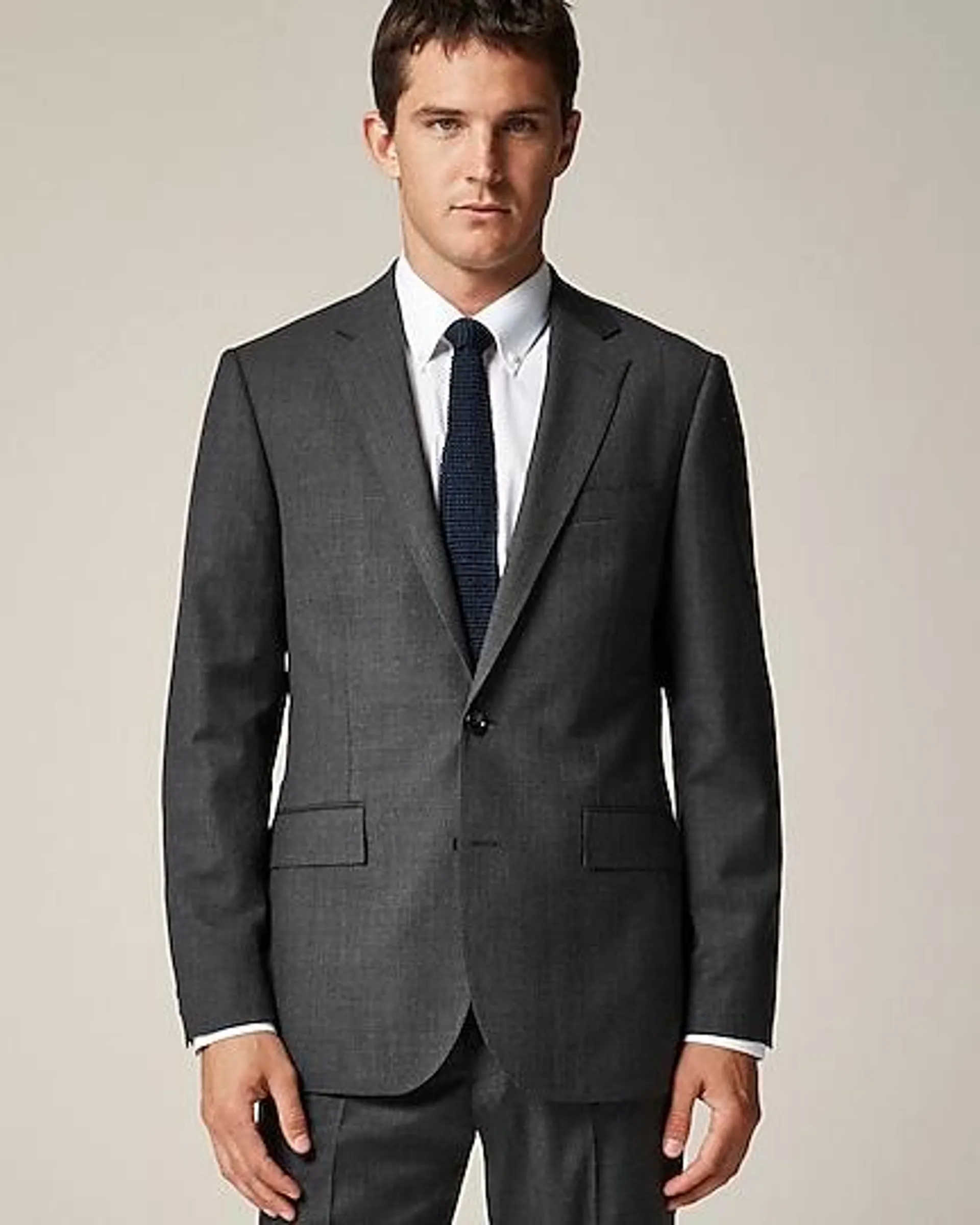 Ludlow Slim-fit suit jacket in Italian worsted wool