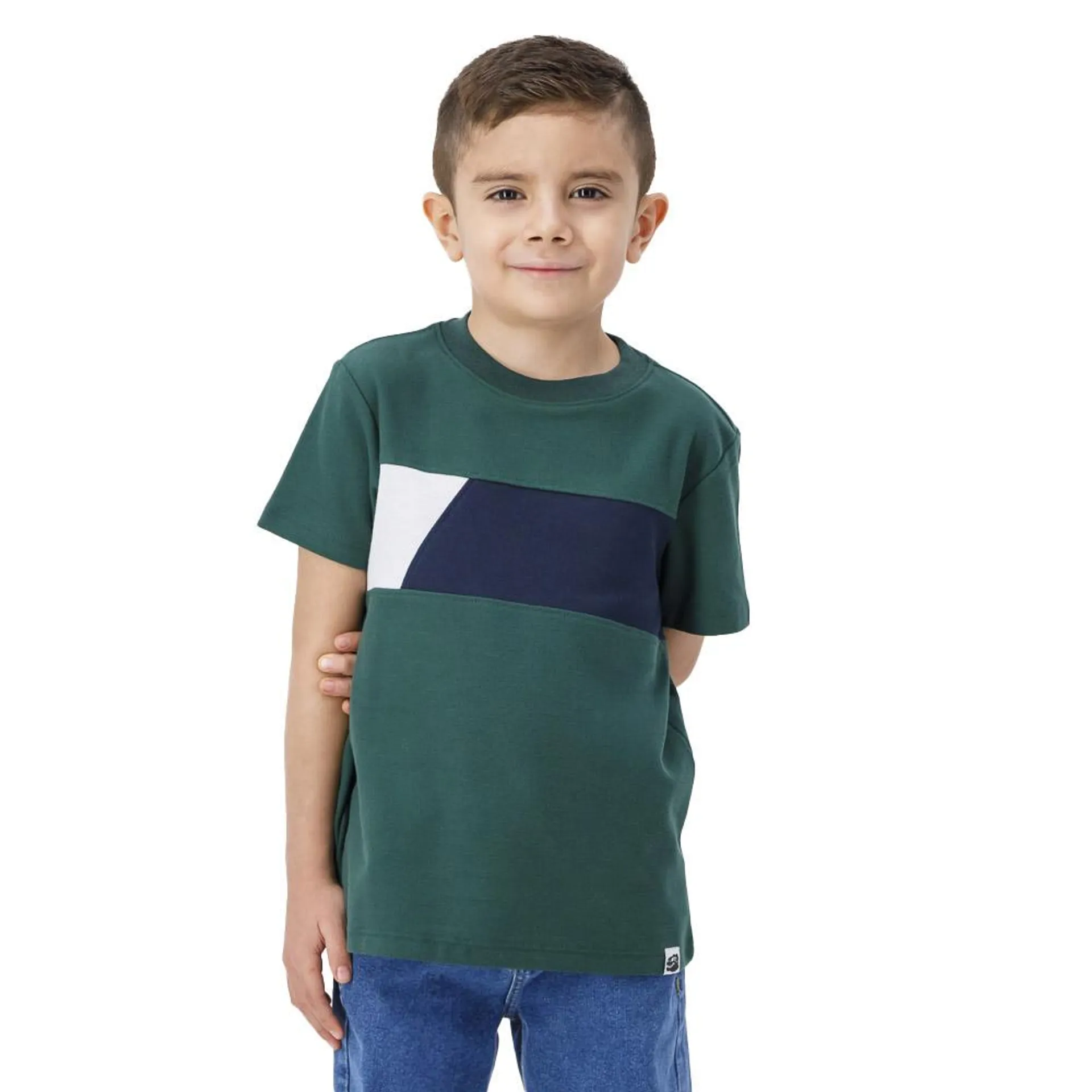 Playera Hummo Niño Con Bloque Frontal