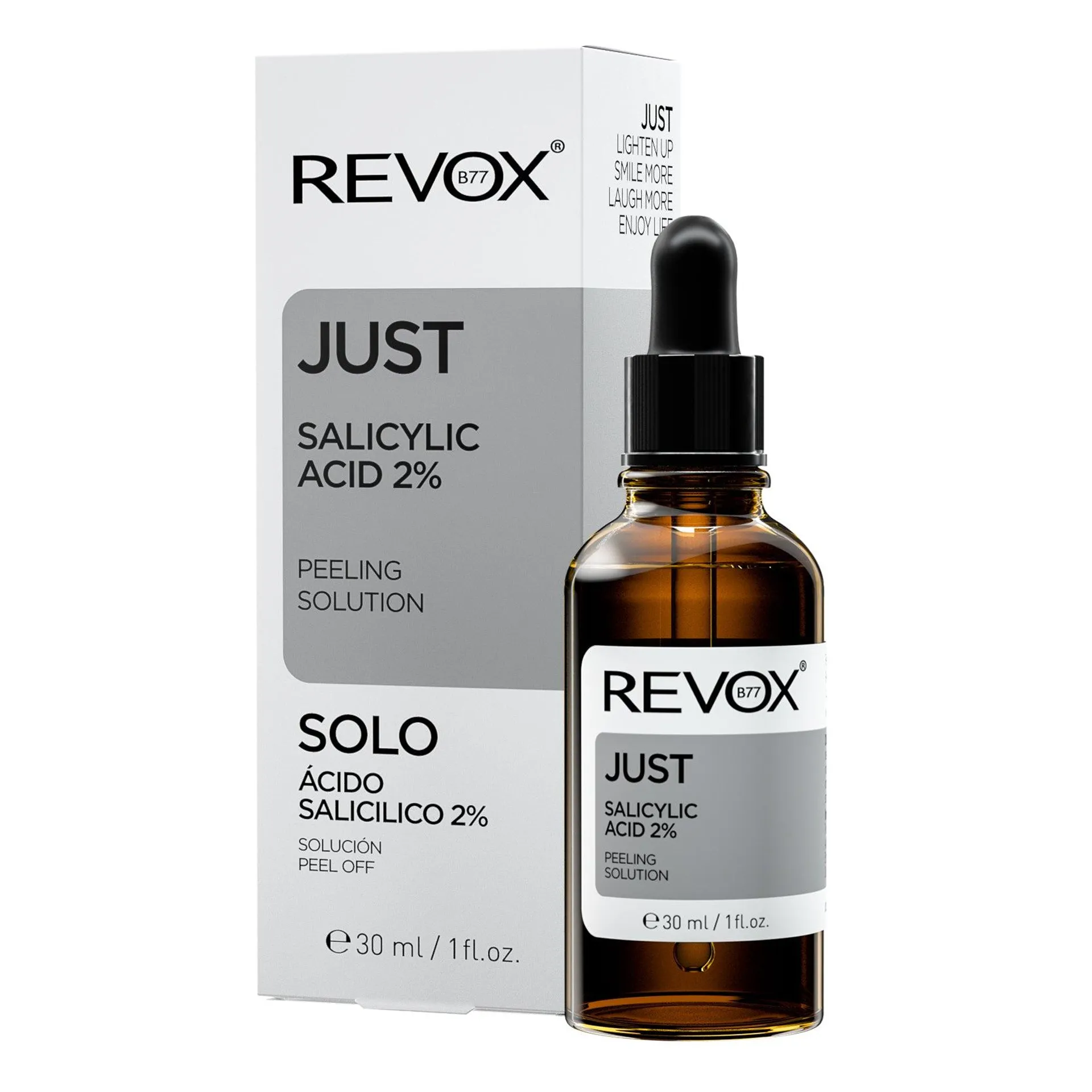 SERUM EXFOLIANTE ÁCIDO SALICÍLICO 2% - REVOX B77