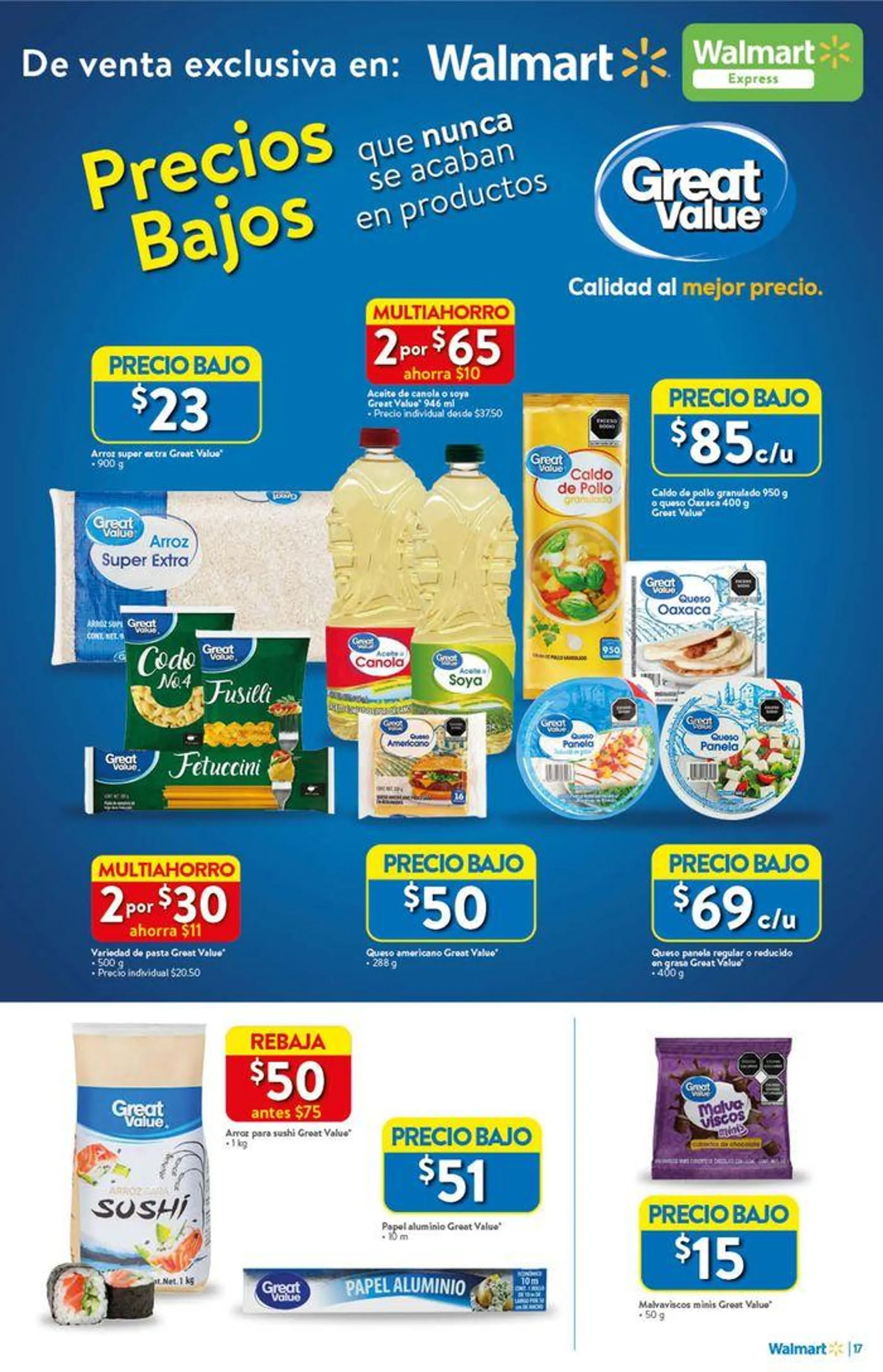 Catálogo de Walmart - Precios Bajos 25 de julio al 14 de agosto 2024 - Pagina 17