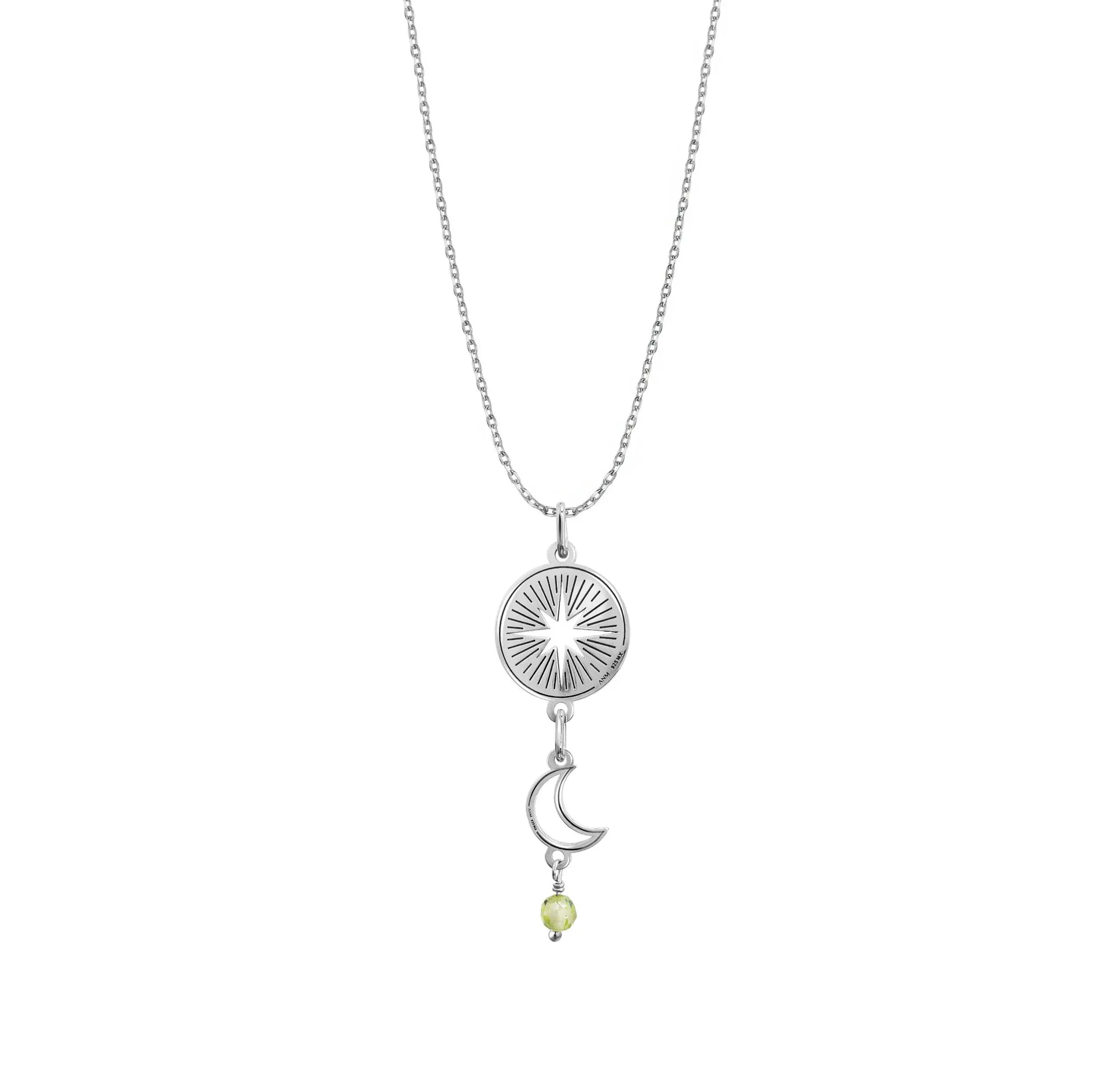 Dije Mujer Plata 925 Astros Supernova Luna Cadena Anamora por Tanya Moss