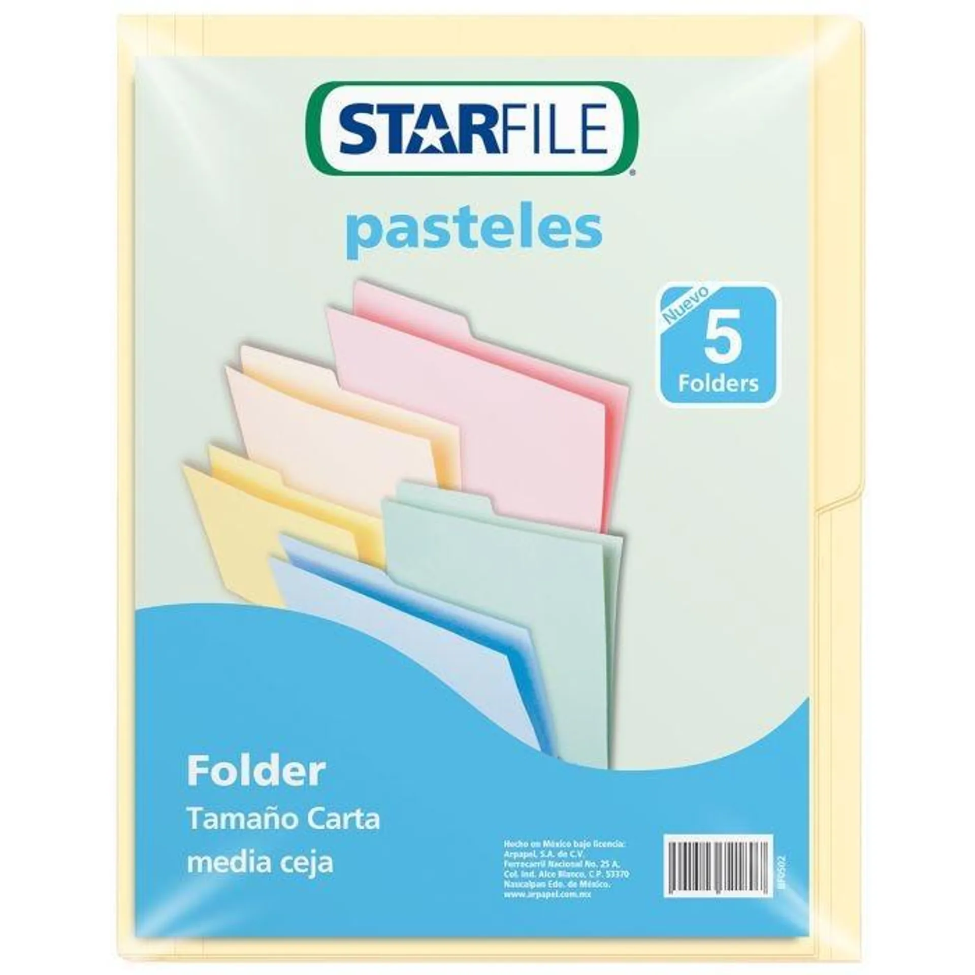 Folder Crema Starfile C/5 Carta