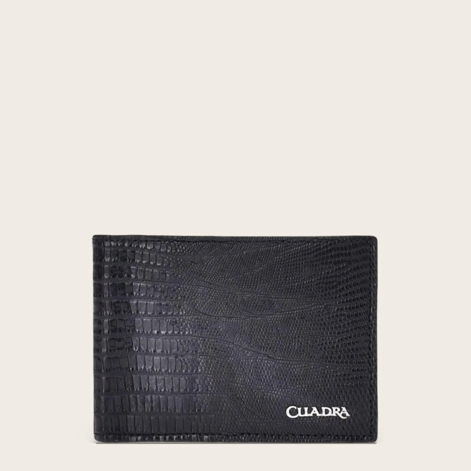 Billetera en piel de lizard