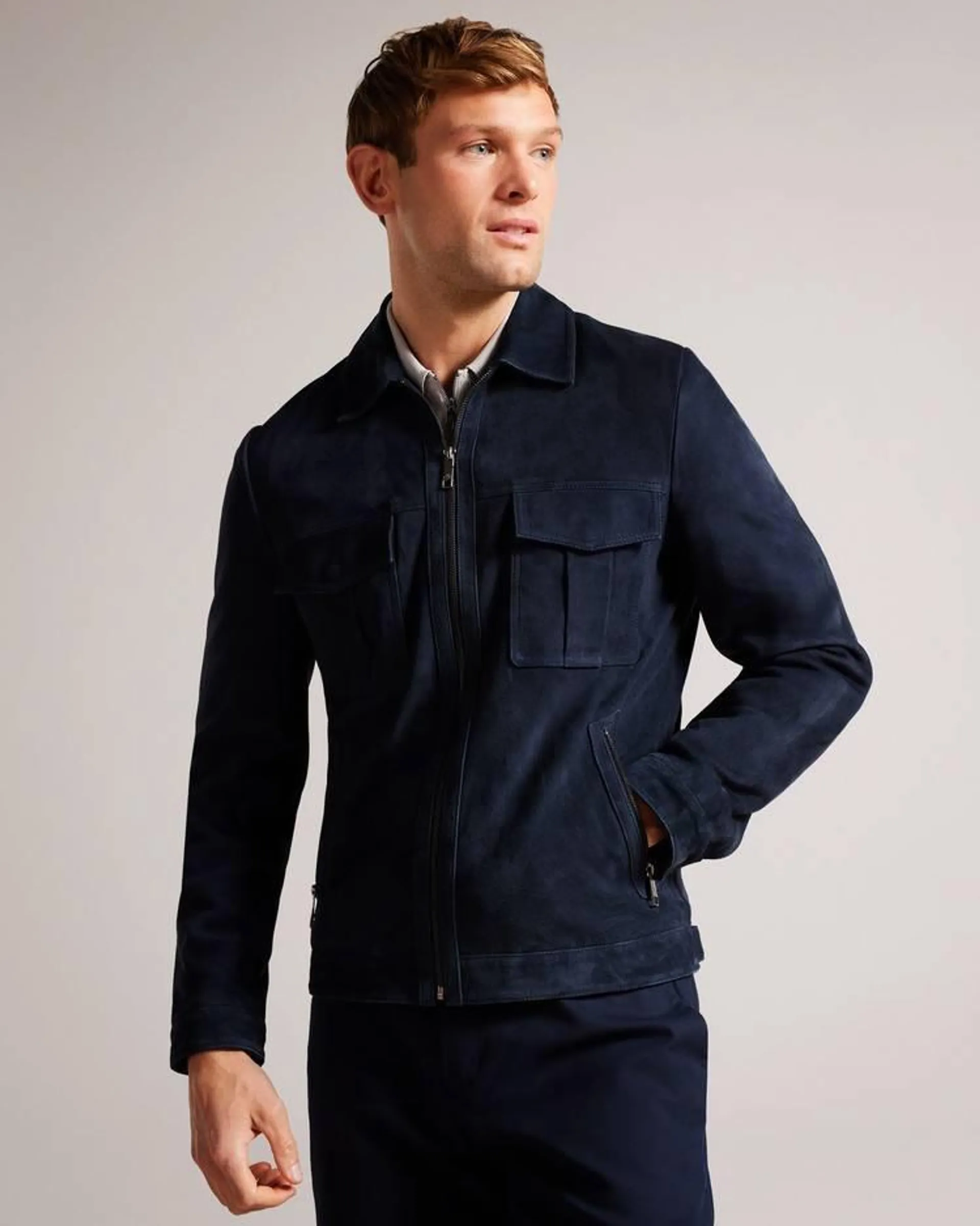 Chaquetas Ted Baker Amped Hombre Azul Marino | MX-46892