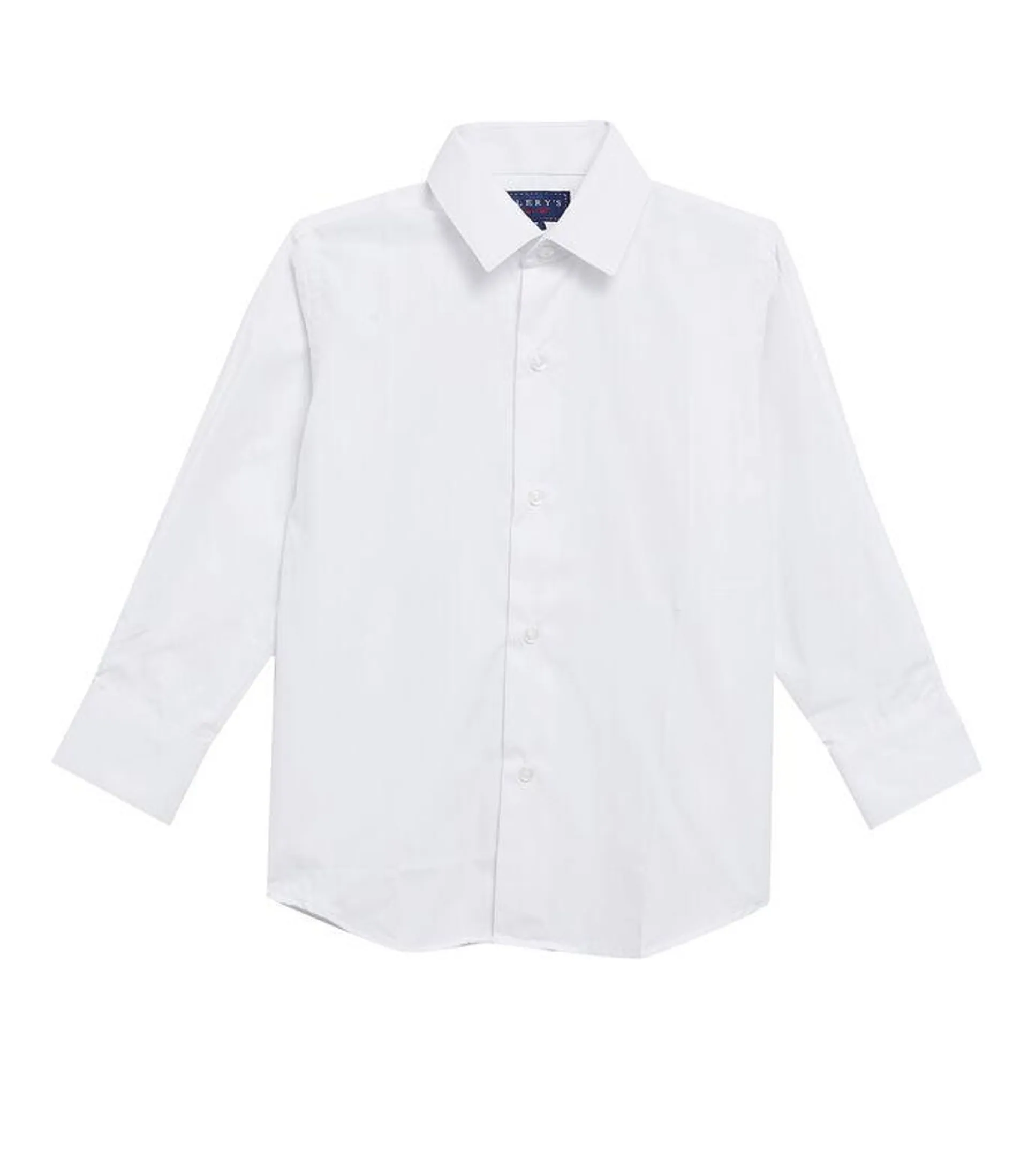 Camisa de vestir lisa manga larga Niño