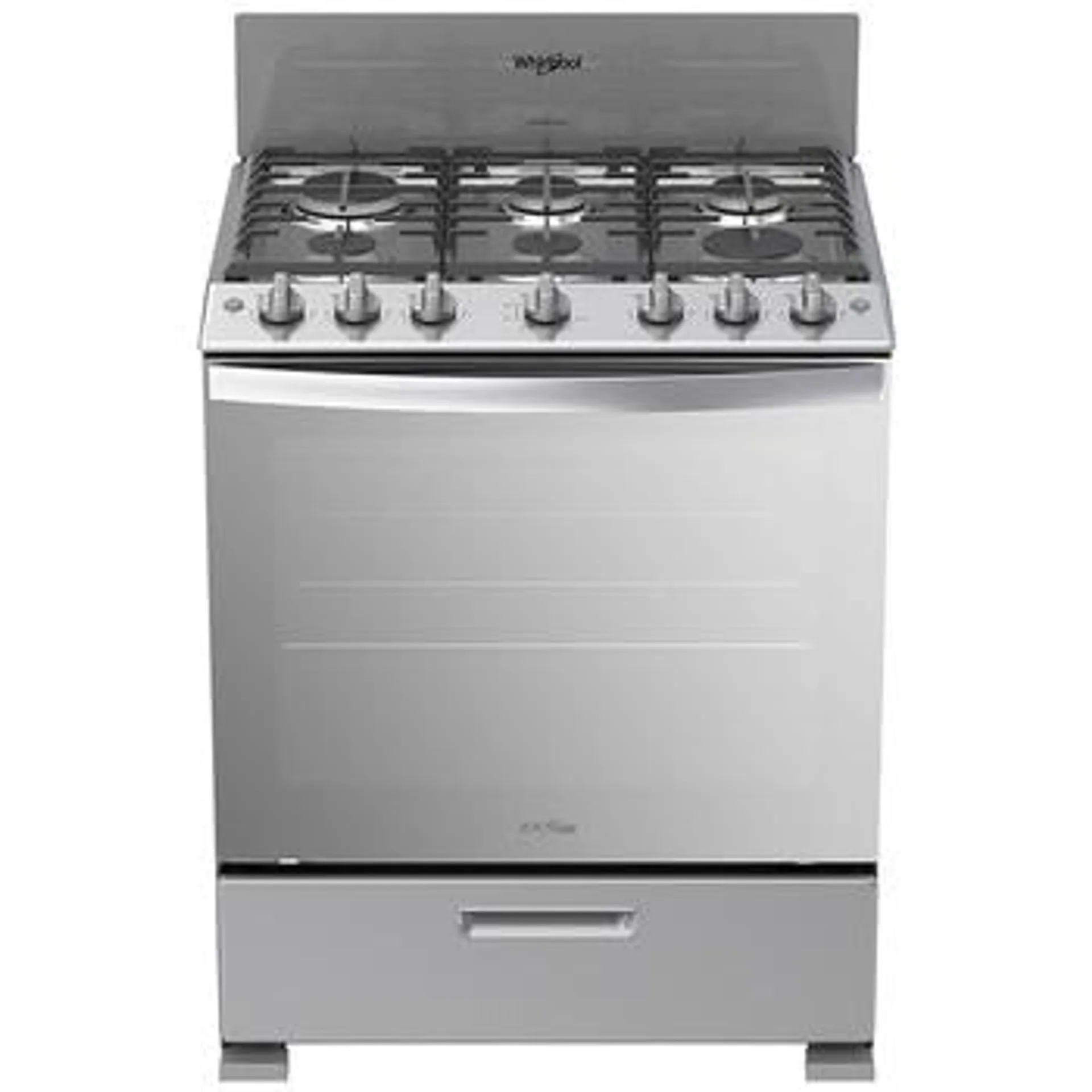 Whirlpool Estufa de gas con 6 quemadores 30"