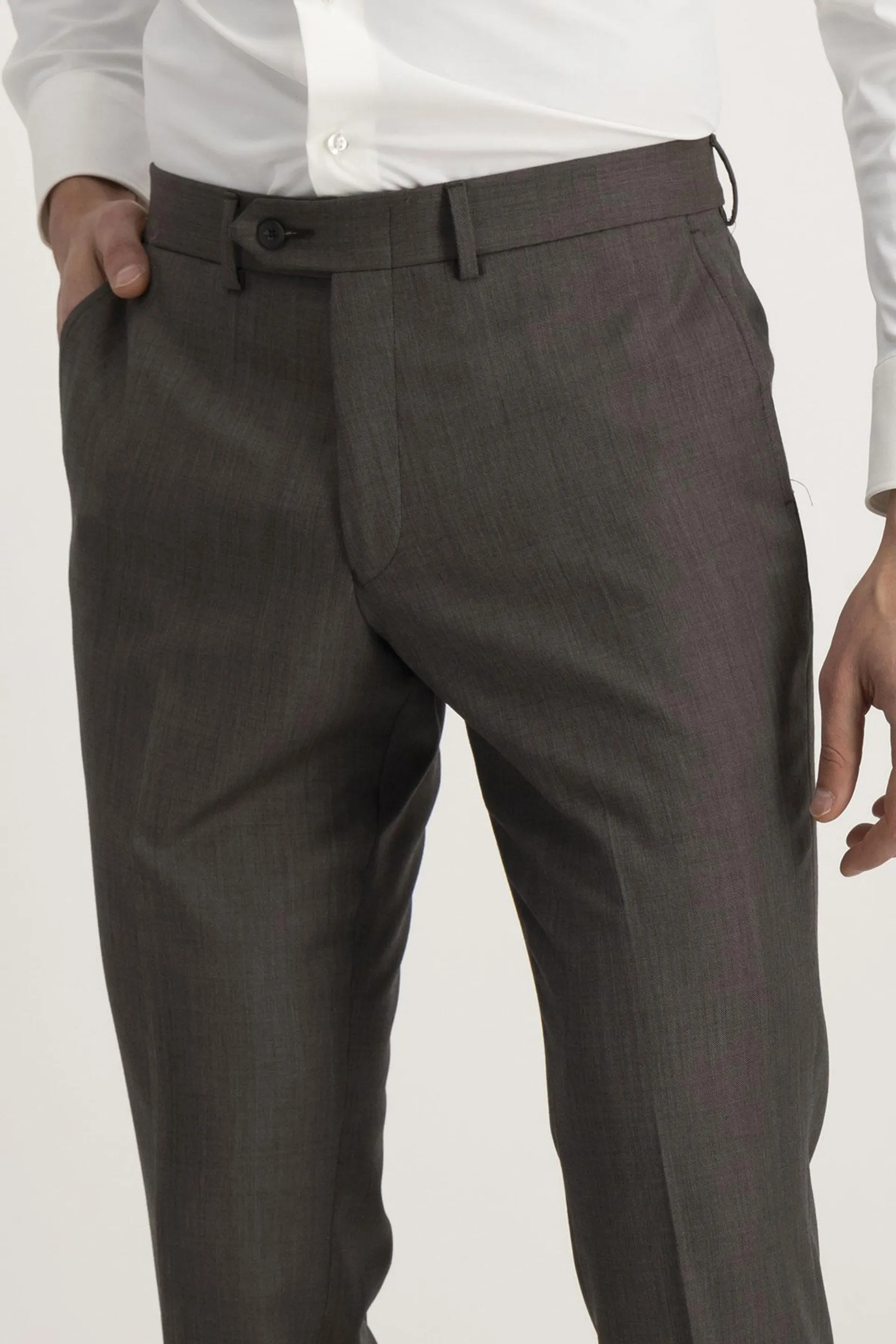 Pantalón Formal Roberts Slim Fit Café