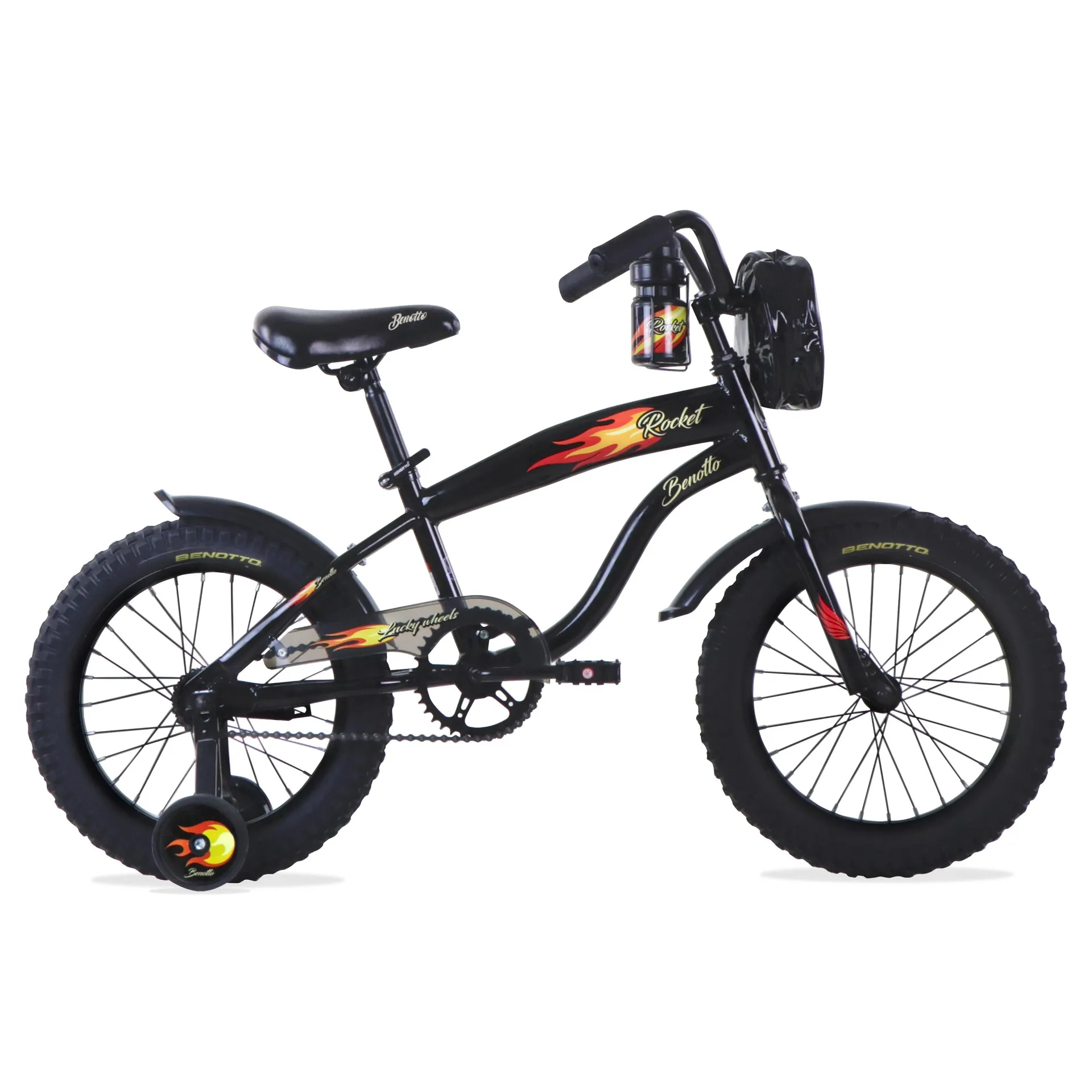 Bicicleta BENOTTO City ROCKET R16 1V. Niño Frenos Contrapedal Acero Negro Talla:UN