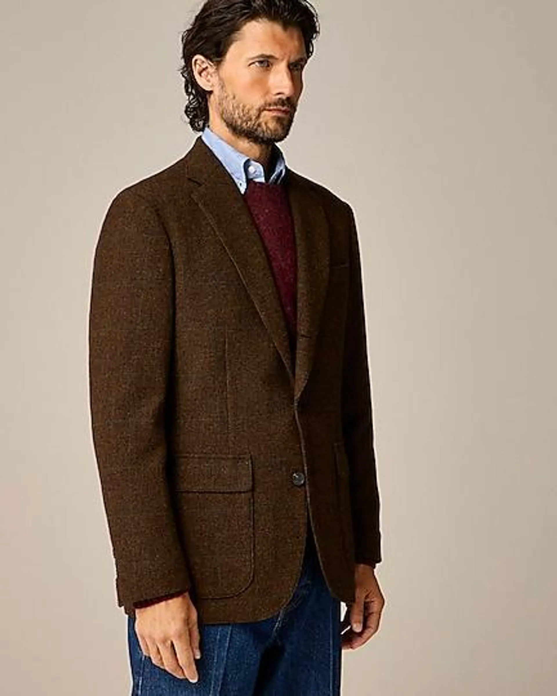 Crosby Classic-fit blazer in English merino wool