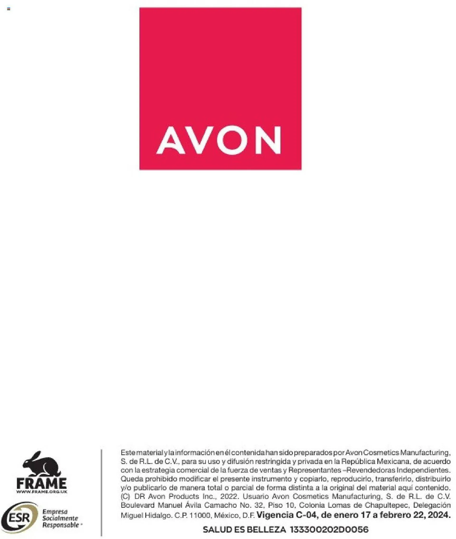 Catálogo de Catálogo Avon 17 de enero al 21 de febrero 2024 - Pagina 184