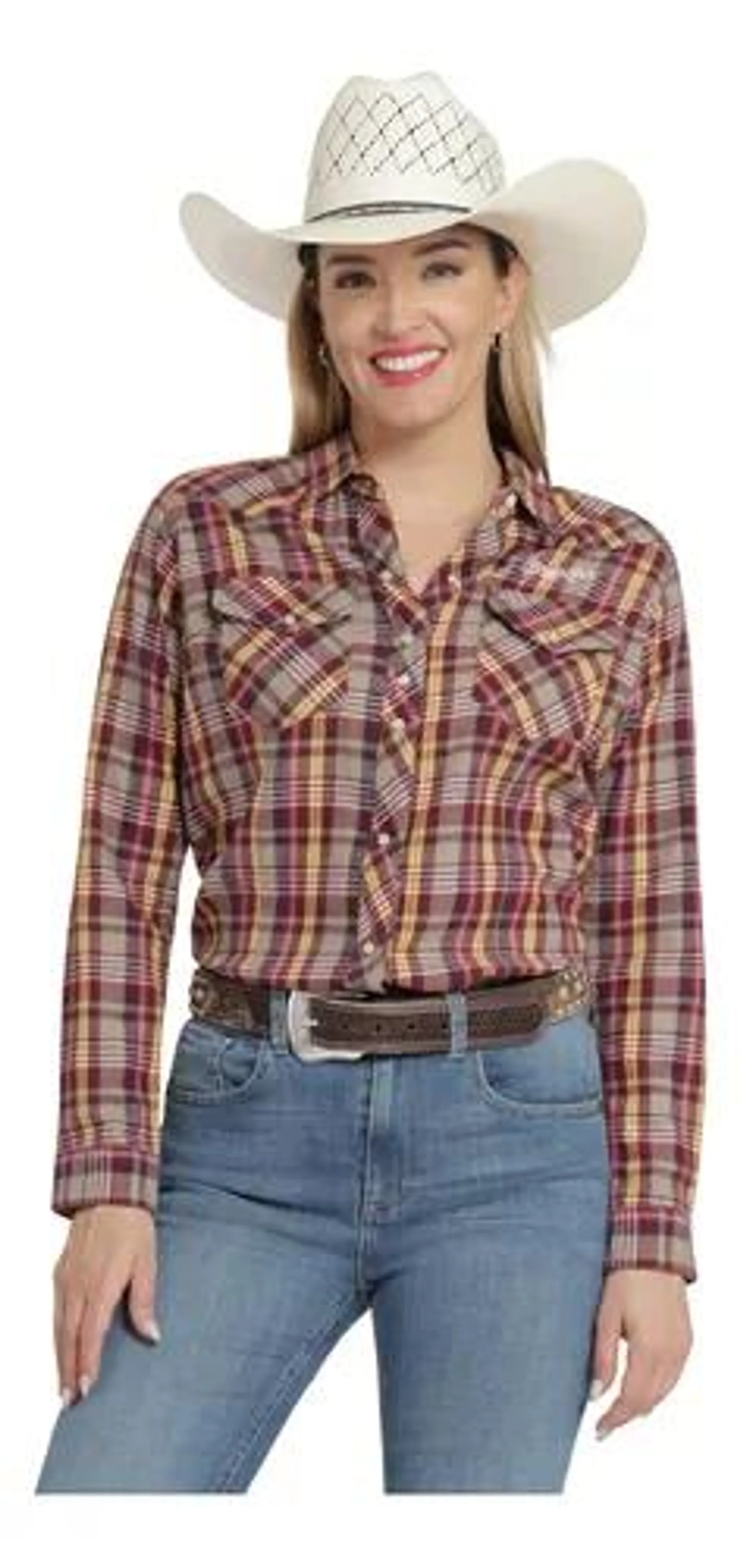 Blusa Vaquera Mujer Wrangler Slim Fit 464