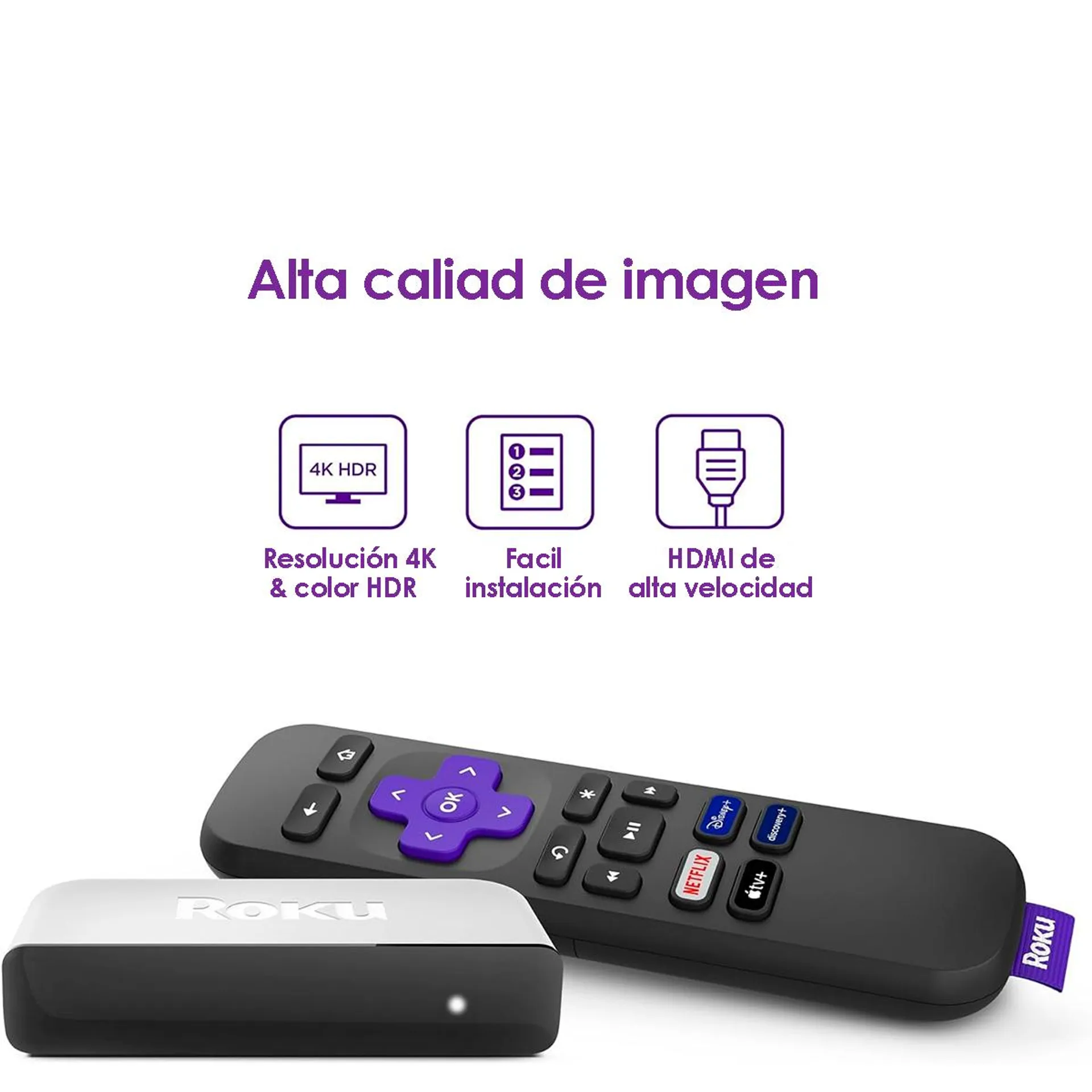 Roku Premiere Streaming Media Player HD/4K/HDR 3920R.