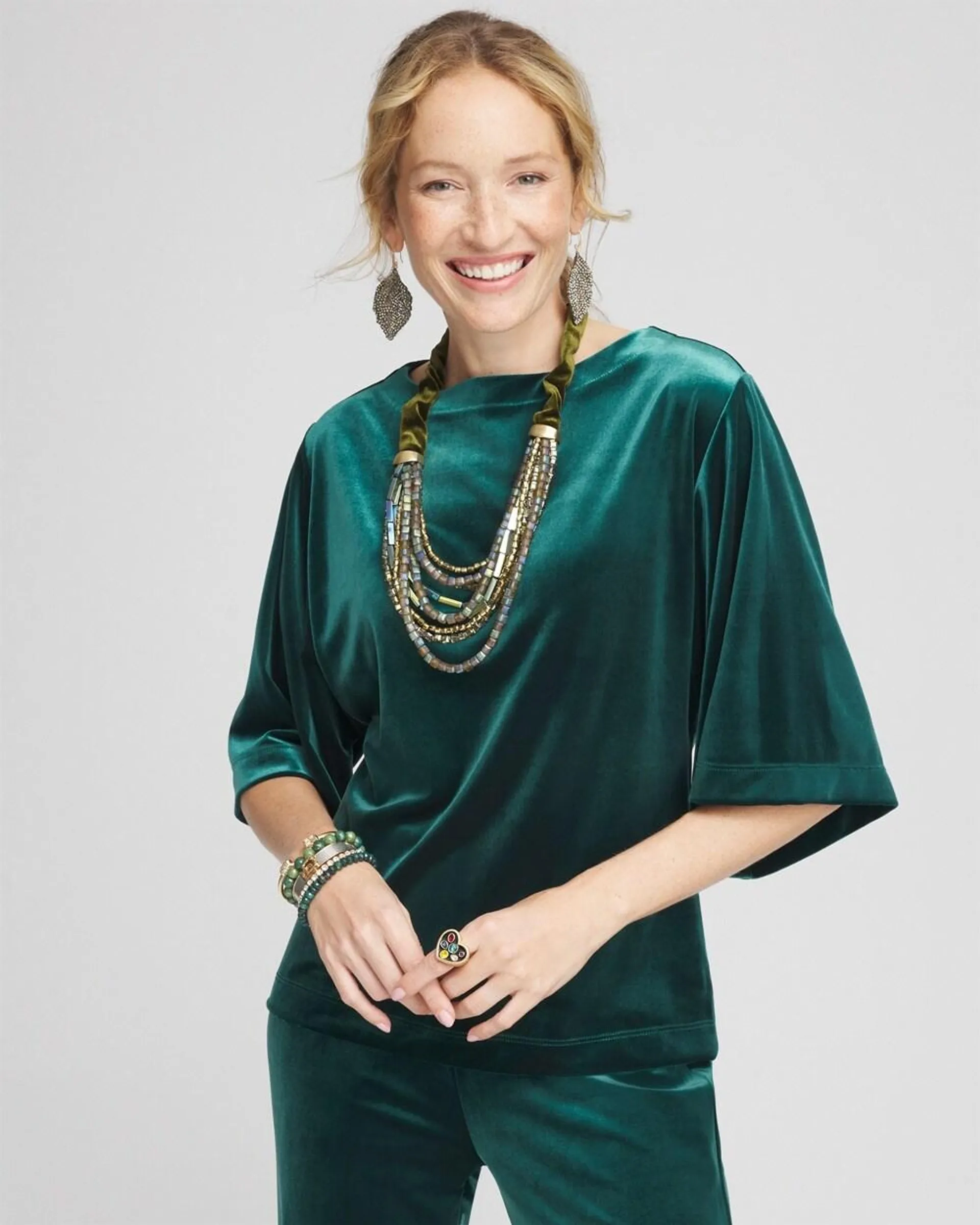 Travelers Collection Velvet Top