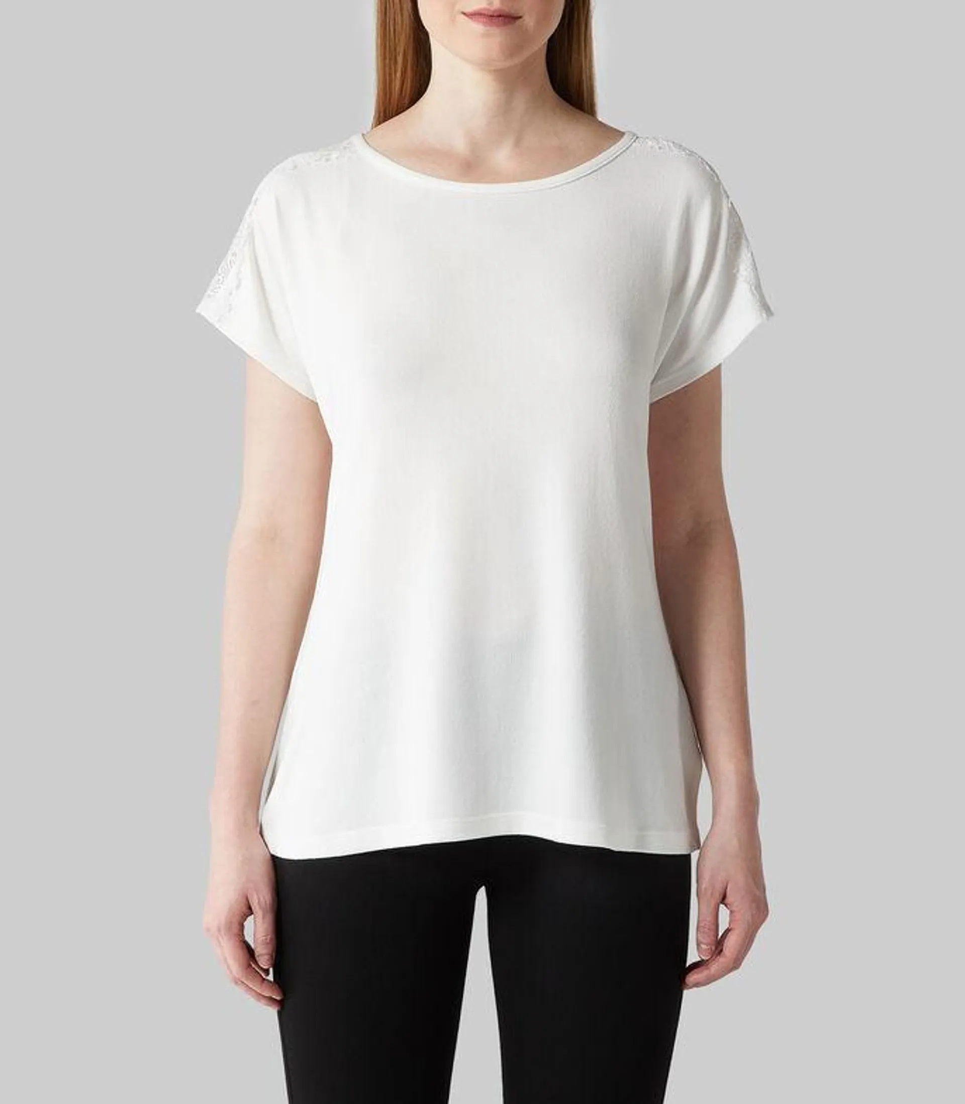 Blusa con manga corta Mujer