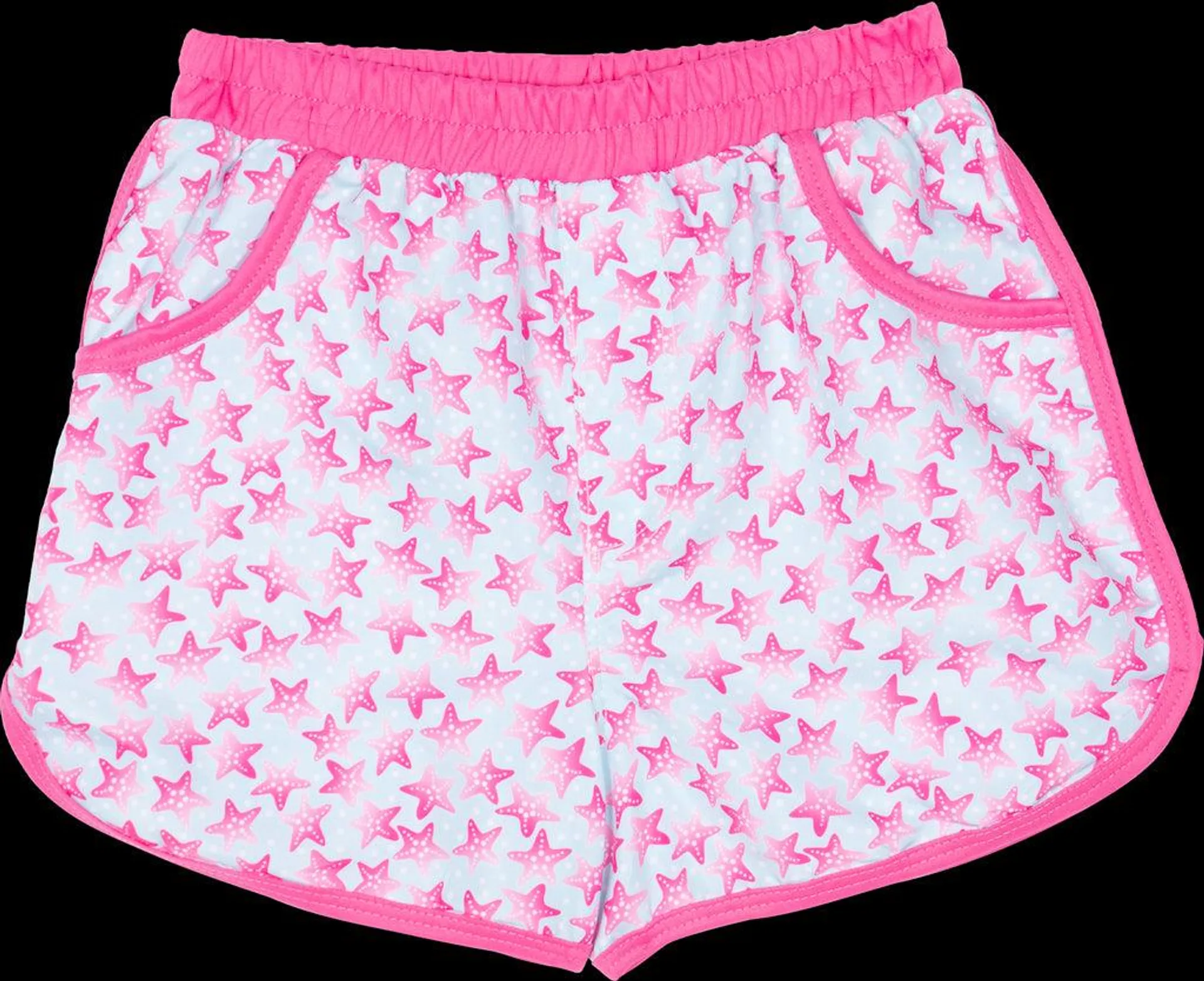 Short de niña estampado microfibra