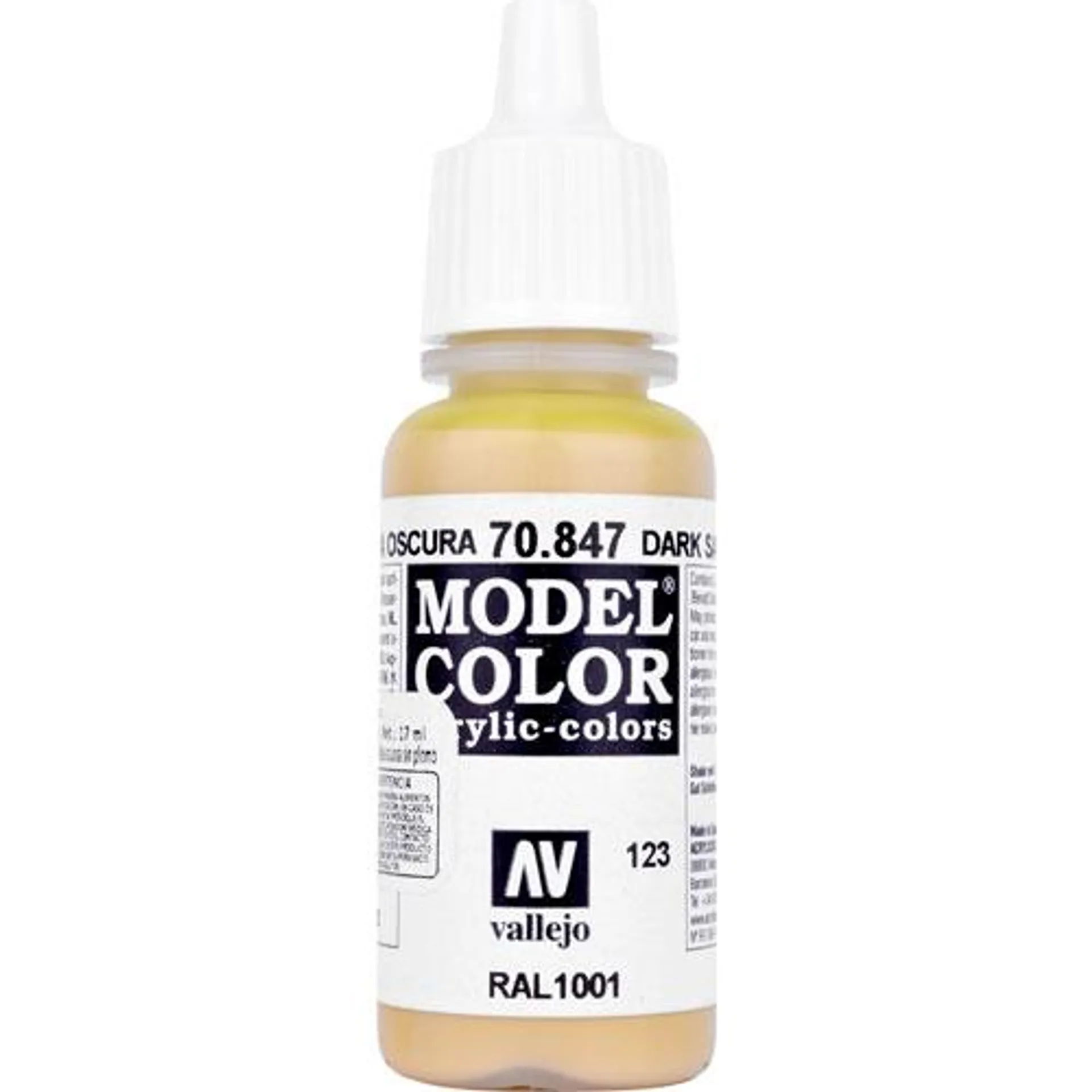 Pintura Acrilica Model Color 123 17ml Arena Oscura #847