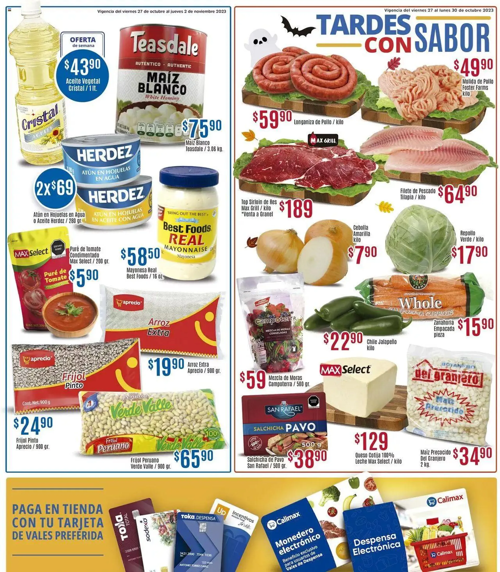 Catálogo de Calimax Ofertas Ensenada 27 de octubre al 2 de noviembre 2023 - Pagina 3