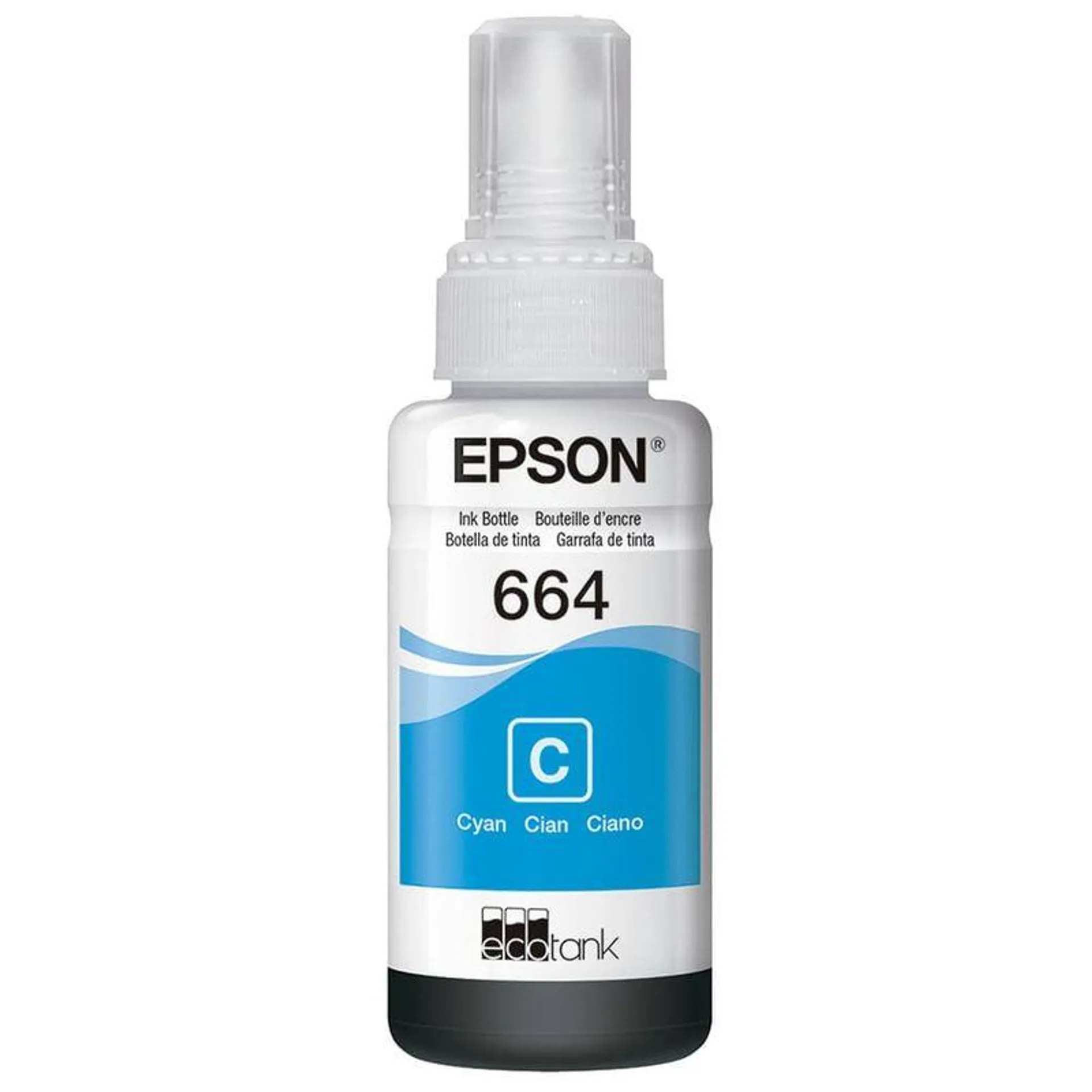 Tinta T664 Cyan Epson Compatible con L310 / 380 / 395 / 575