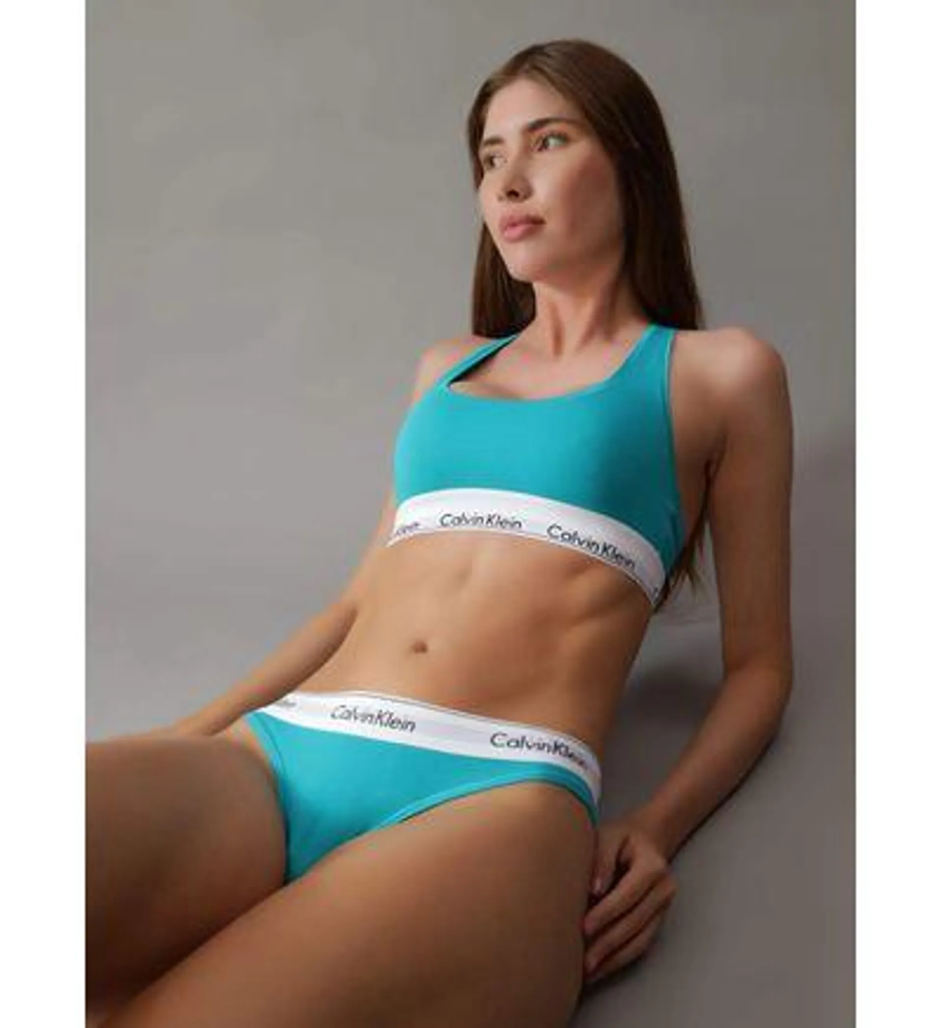 Bralette Calvin Klein Unlined Mujer Azul