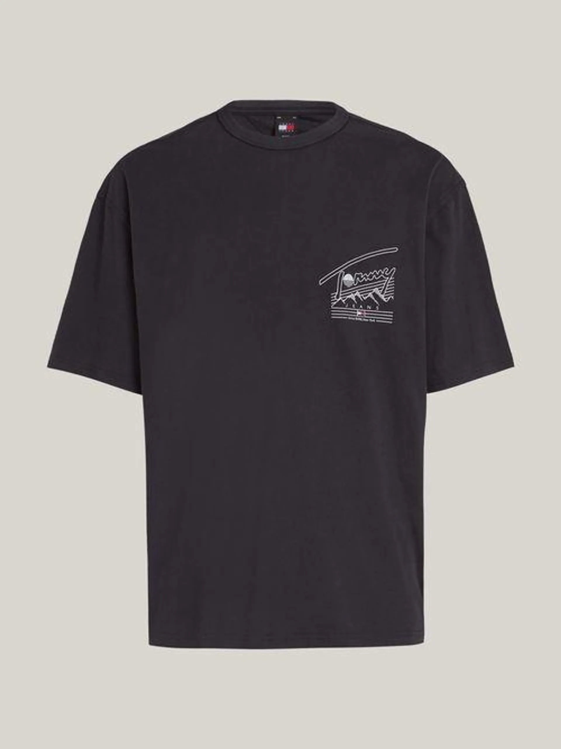 Playera Prep Explorer oversize con logo de hombre Tommy Jeans