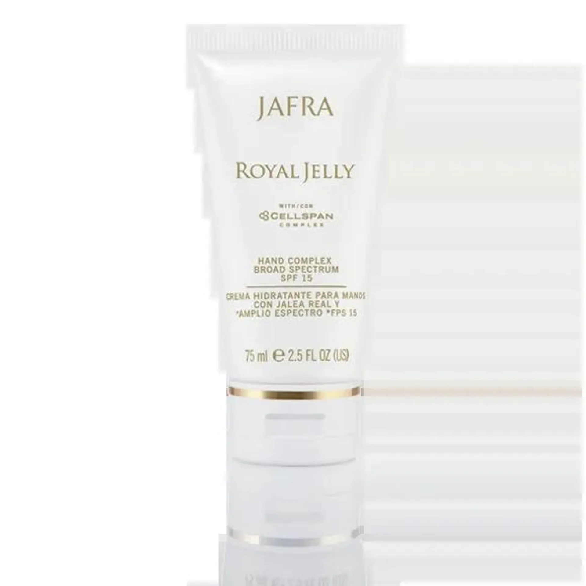 JAFRA ROYAL Jelly Crema Hidratante para Manos con Jalea Real y *FPS 15