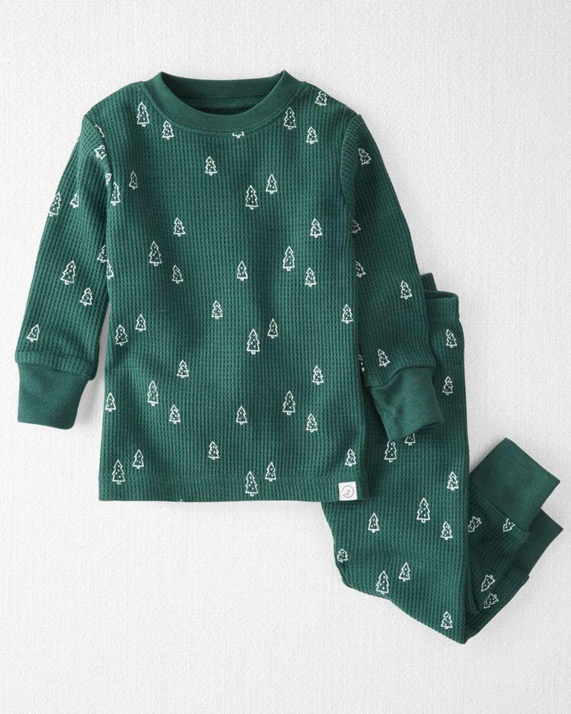Conjunto De Pijamas En Punto Gofrado Con Estampado De Pinos Carter's Little Planet