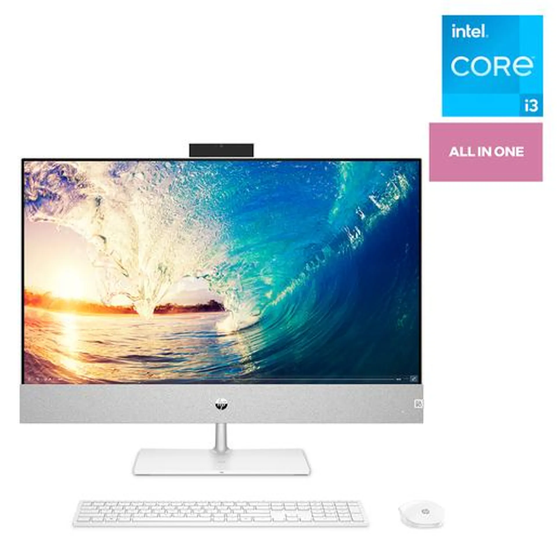 Computadora All In One Hp 27 CA0012LA AMD Ryzen 7 FHD 27 pulg. 512gb SSD 16gb RAM Blanco