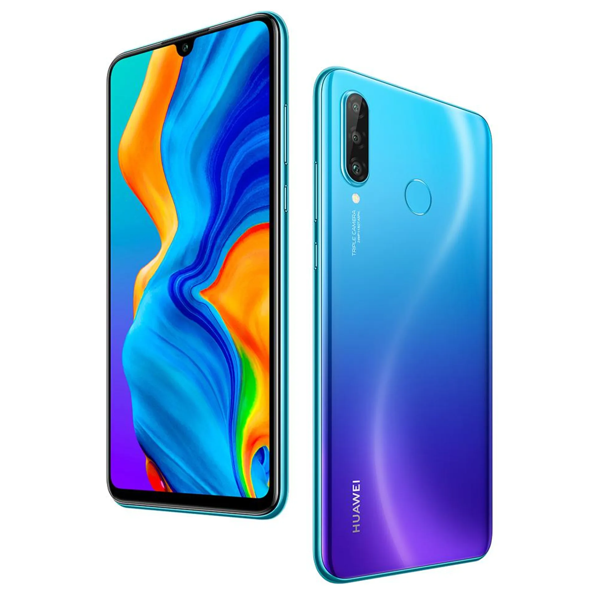 Smartphone Huawei P30 Lite Blue / 4GB - 128GB / Android 9 / 24Mpx -8Mpx - 2Mpx - Frontal 32Mpx / MAR-LX3A