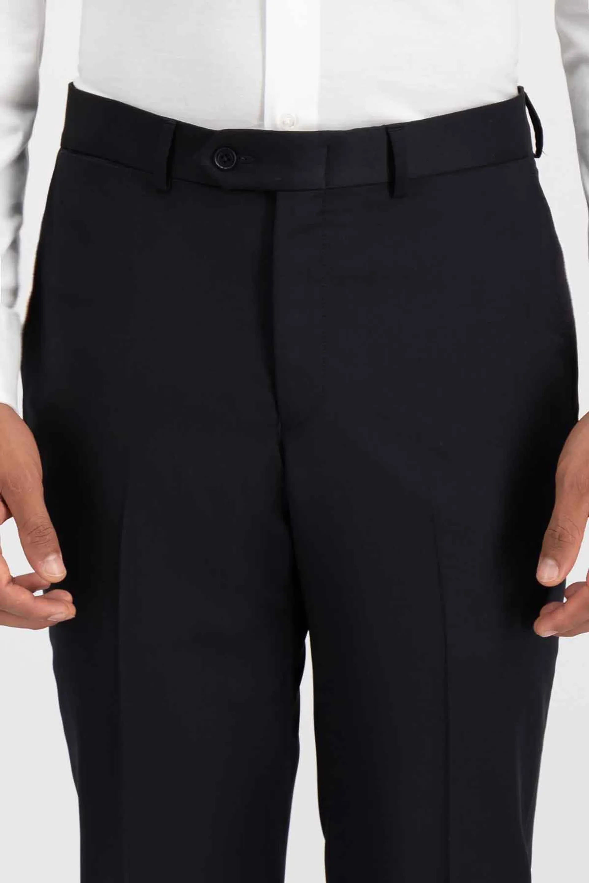 Pantalón Formal Calderoni Color negro Contemporary fit