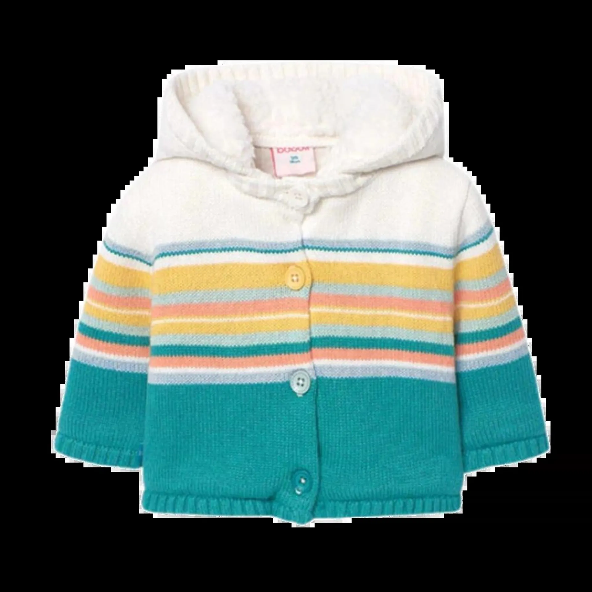 119191- Sueter blanco con Estampado de Rayas